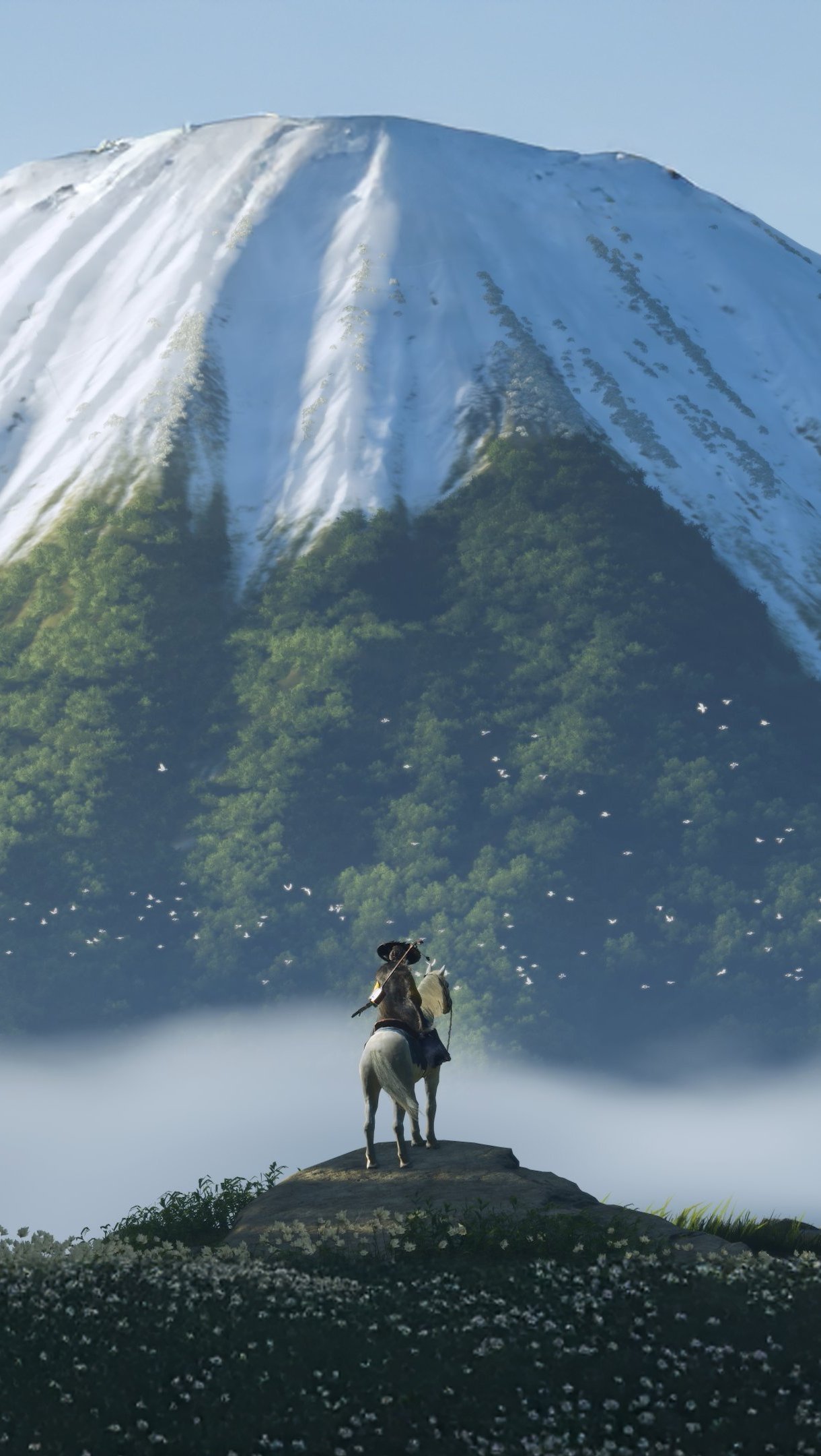 Ghost of Yotei Wallpaper 4k for iPhone and Mobile Phone