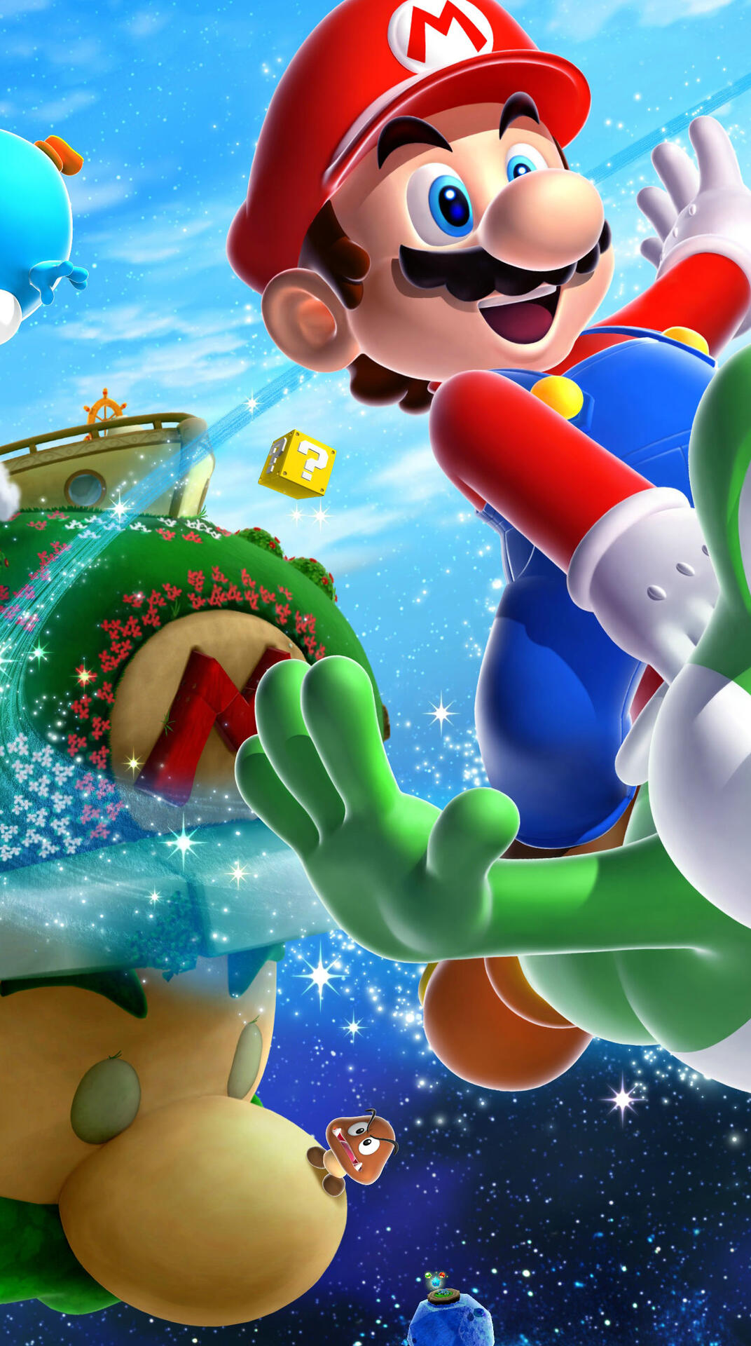 Wallpaper super mario galaxy 2 super mario mario 1080x1920 iPhone 6S+/7+/from jorik image and screensavers