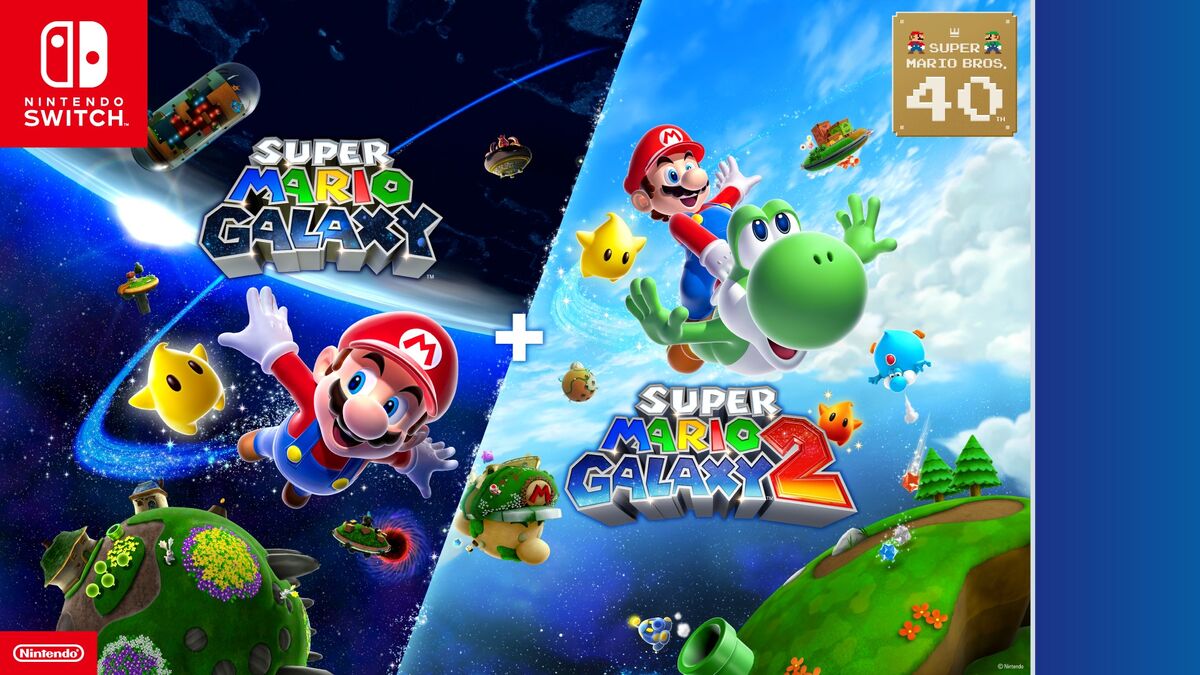 Super Mario Galaxy™ + Super Mario Galaxy™ 2 Wallpaper