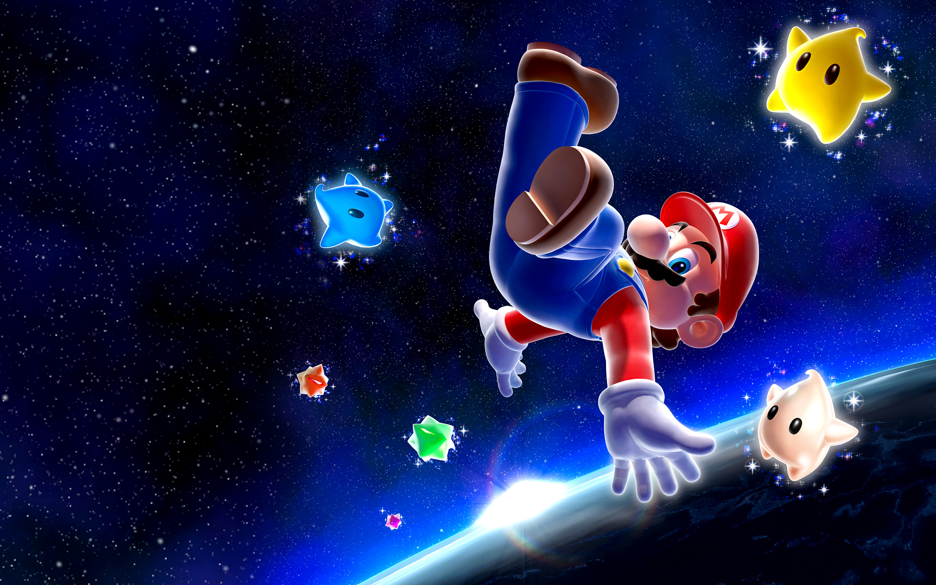 High Res Super Mario Galaxy Wallpaper!!