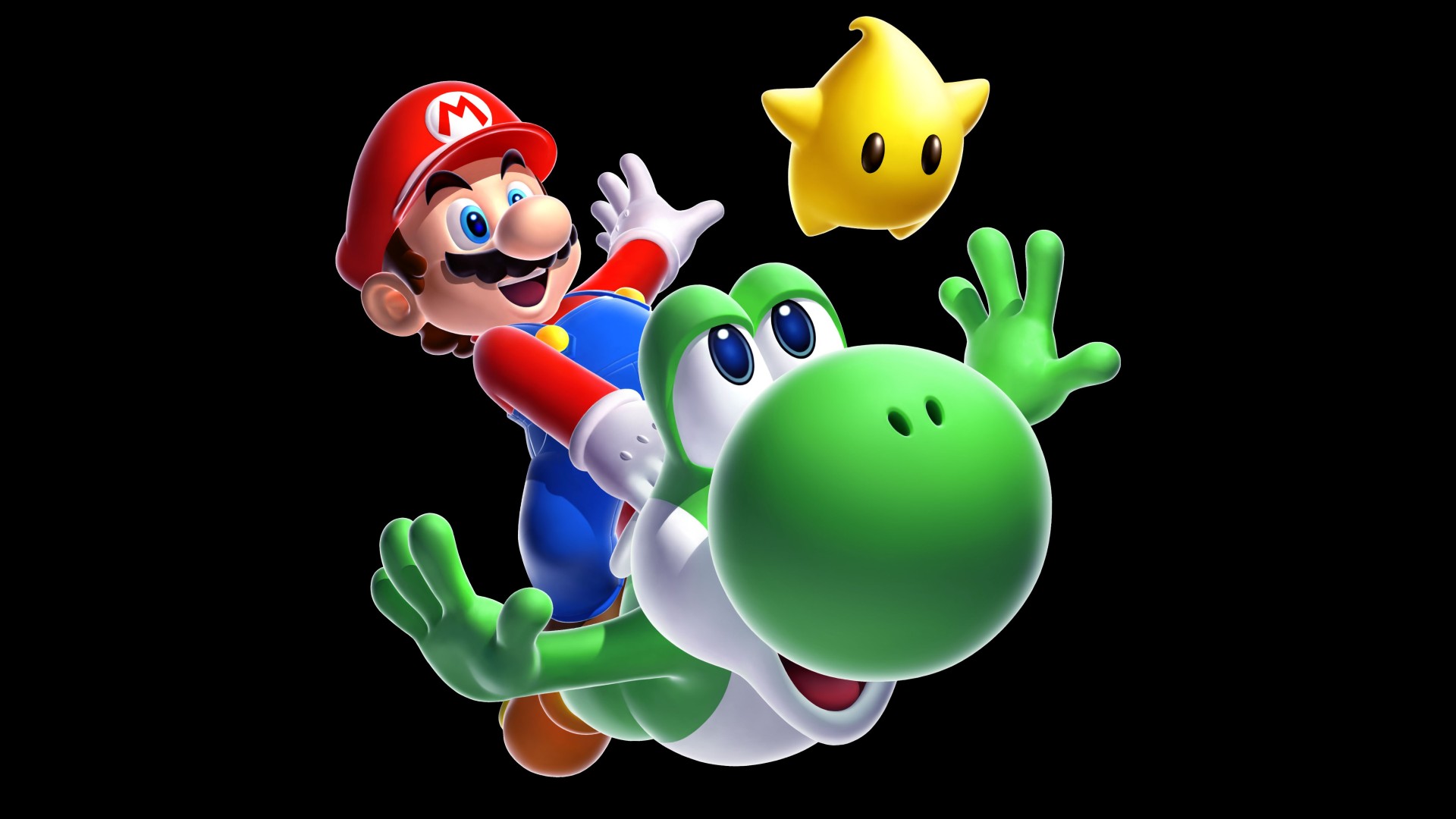 Super Mario Galaxy 2 HD Wallpaper: Mario & Yoshi's Cosmic Adventure