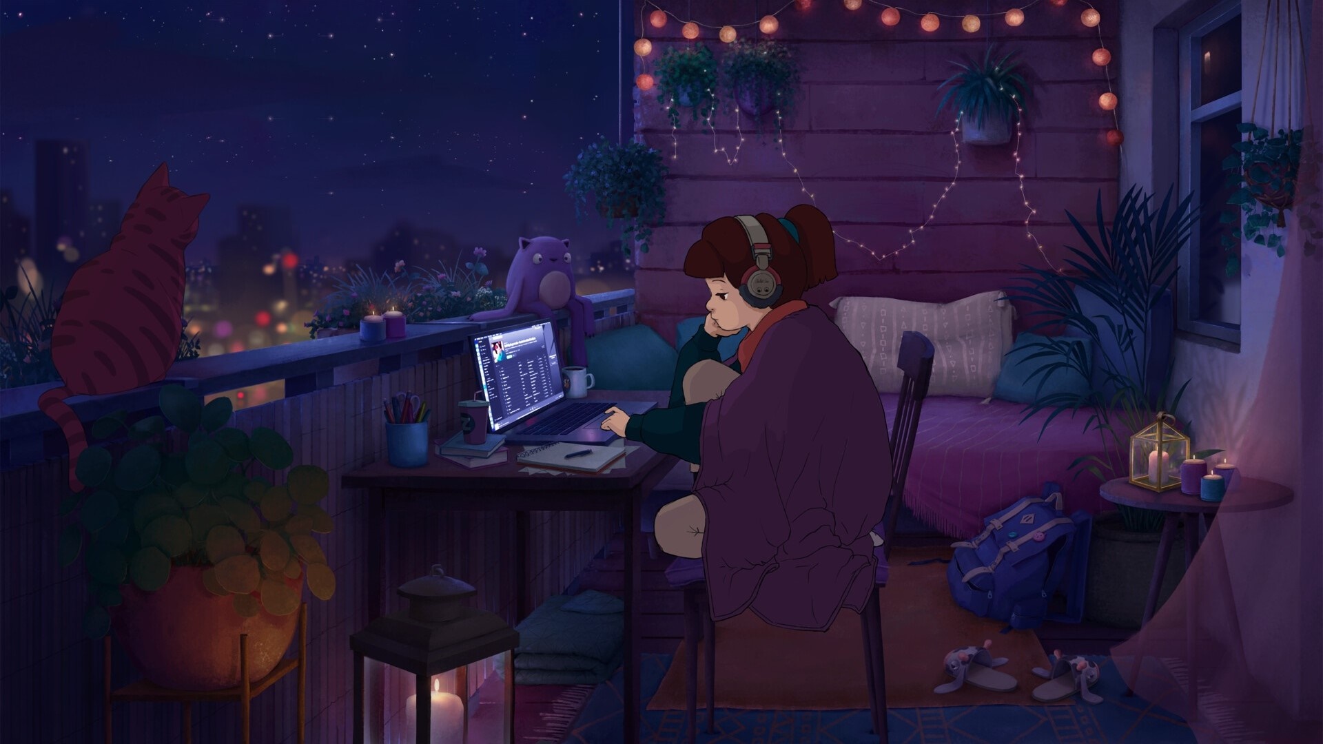 Lofi Study Session Under The Stars