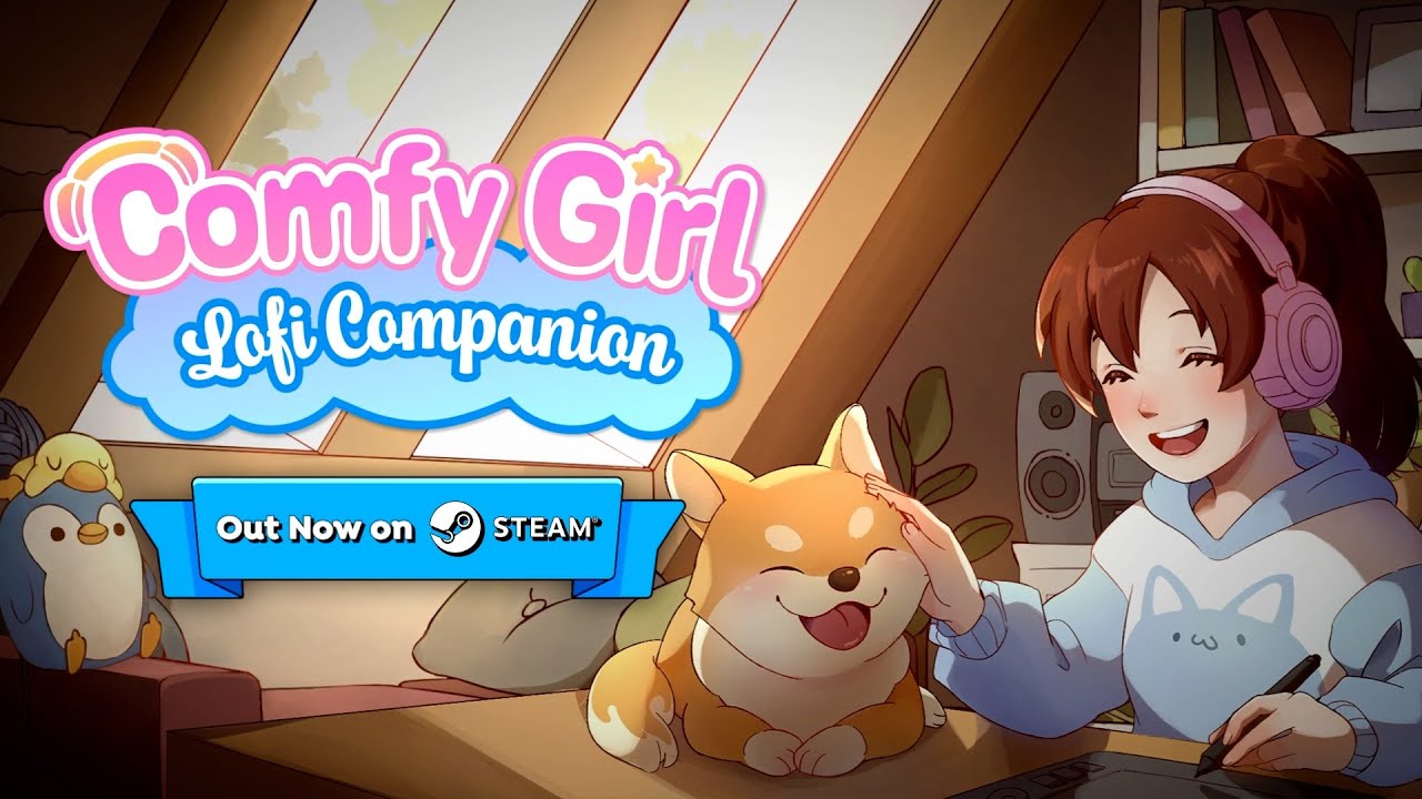 Comfy Girl: Lofi Companion Launch Trailer