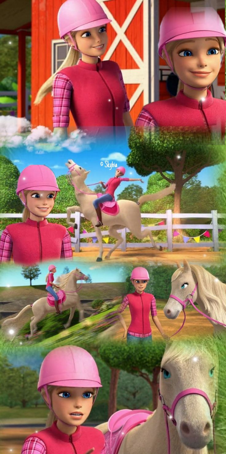 Barbie and misty Wallpaper Edit ✨ Barbie horse riding Wallpaper Edit ✨