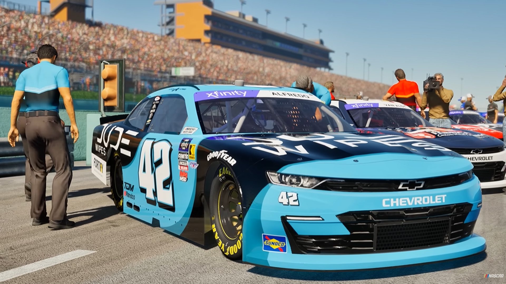 NASCAR 25 gameplay has fans frothing at the mouth