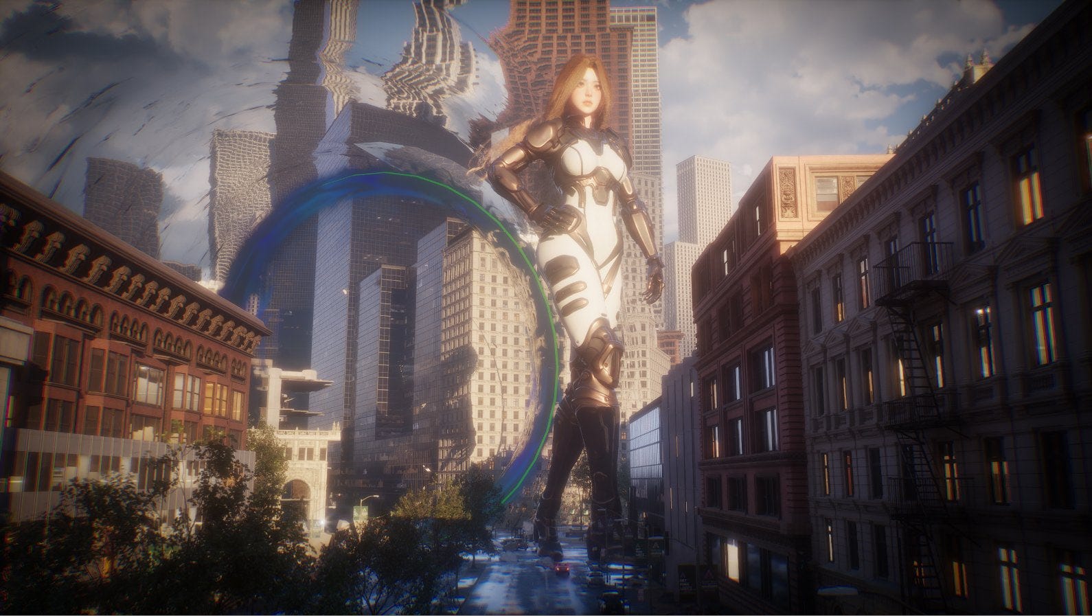 Stomp Cities as a Giant Anime Girl in VR with Giantess Playground