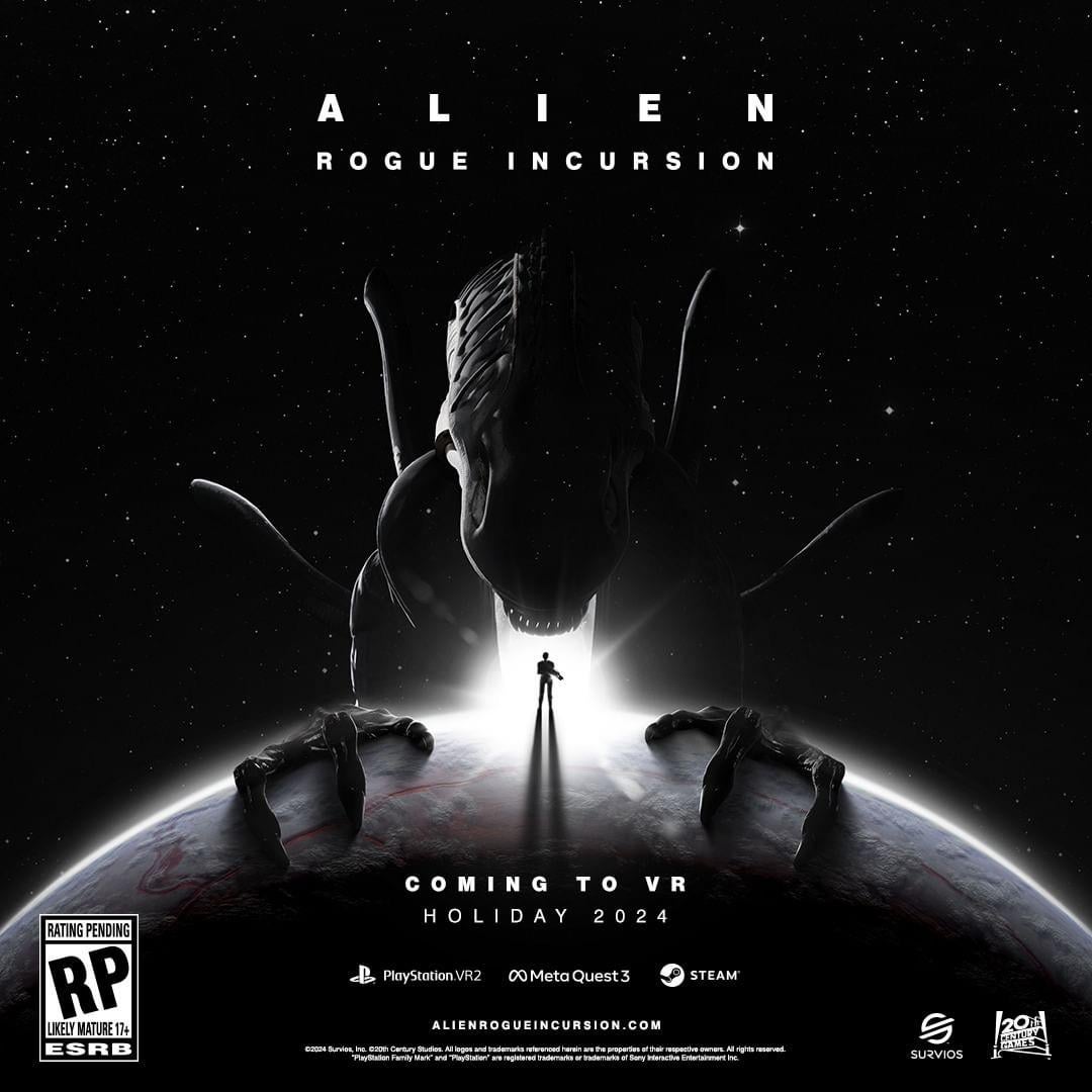 Alien: Rogue Incursion, A New Single Player Action Horror Game Comes To VR, Holiday 2024
