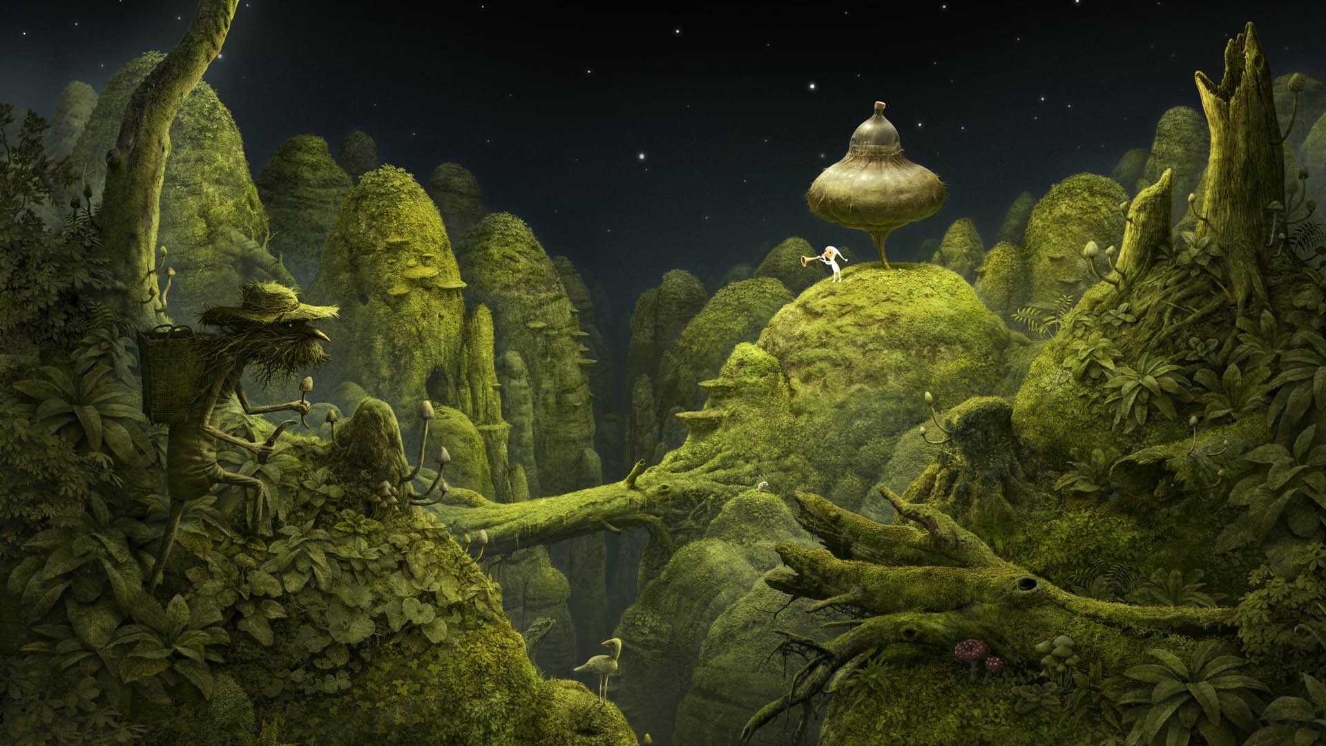 Enchanting Samorost 3 Fantasy World HD Wallpaper