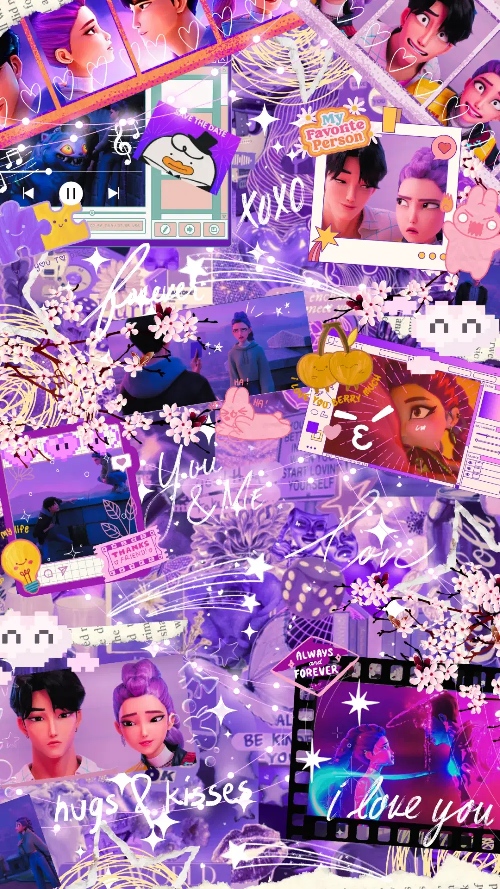 Kpop Demon Hunters Rujinu Aesthetic Wallpaper (⁠♡⁠ω⁠♡⁠ ⁠)⁠ ⁠ ⁠♪