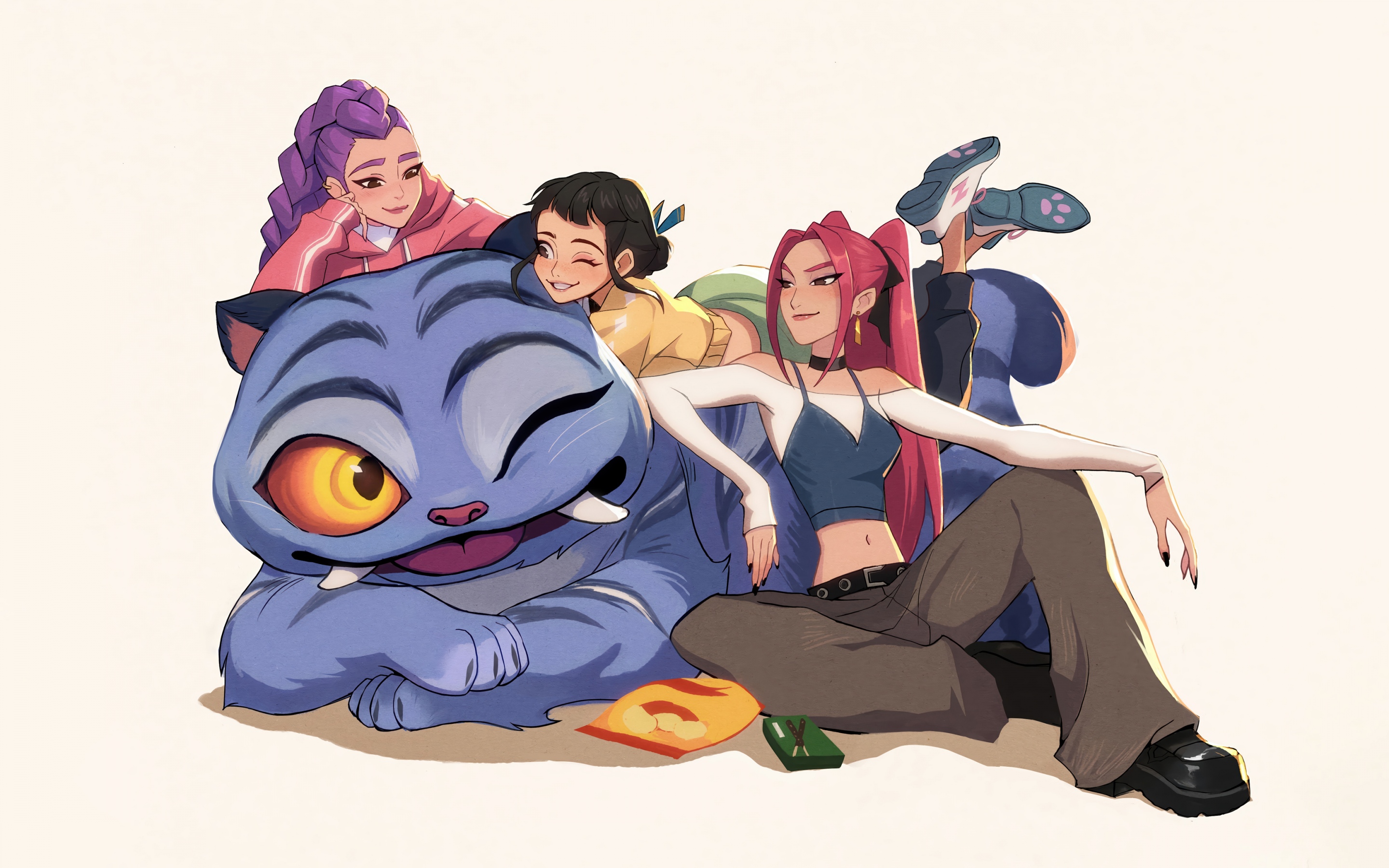 KPop Demon Hunters Wallpaper 4K, Illustration, Rumi (Huntrix)