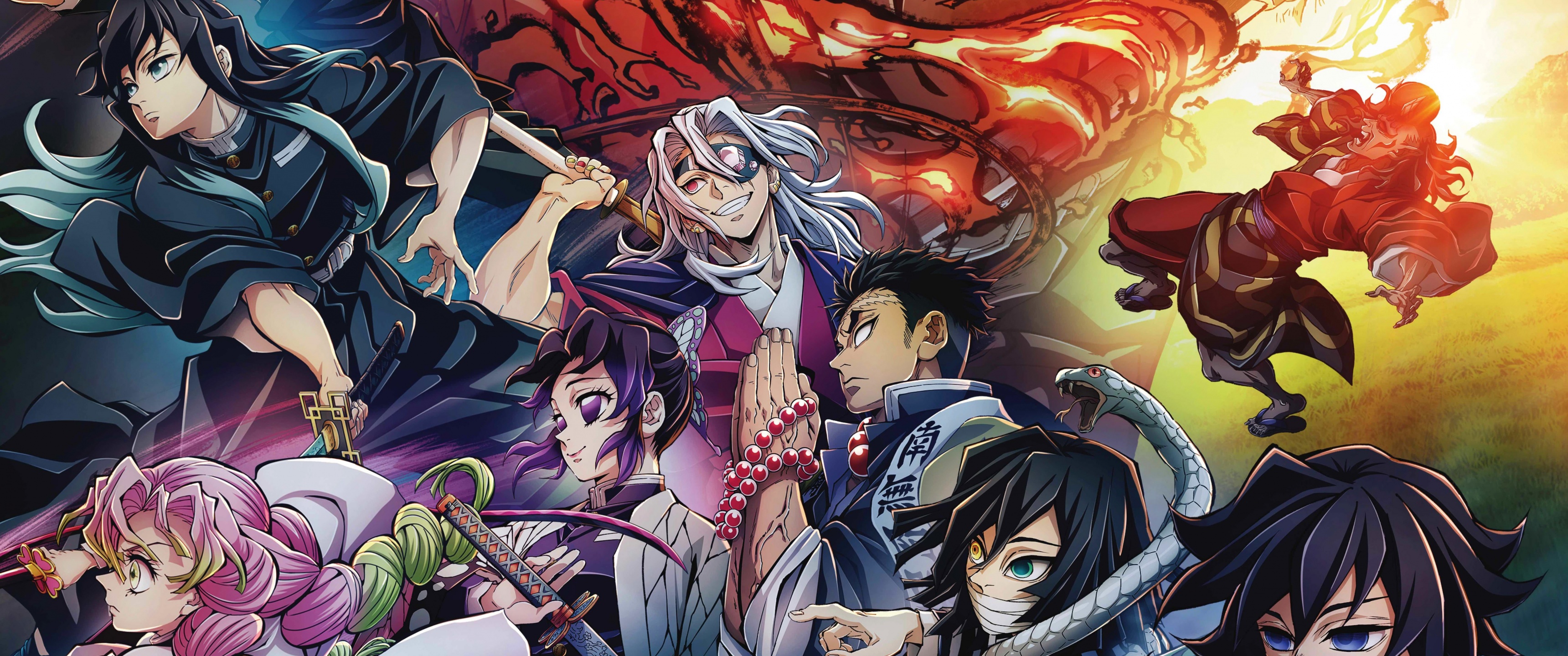 Demon Slayer Hashira Training Arc 8K Wallpaper