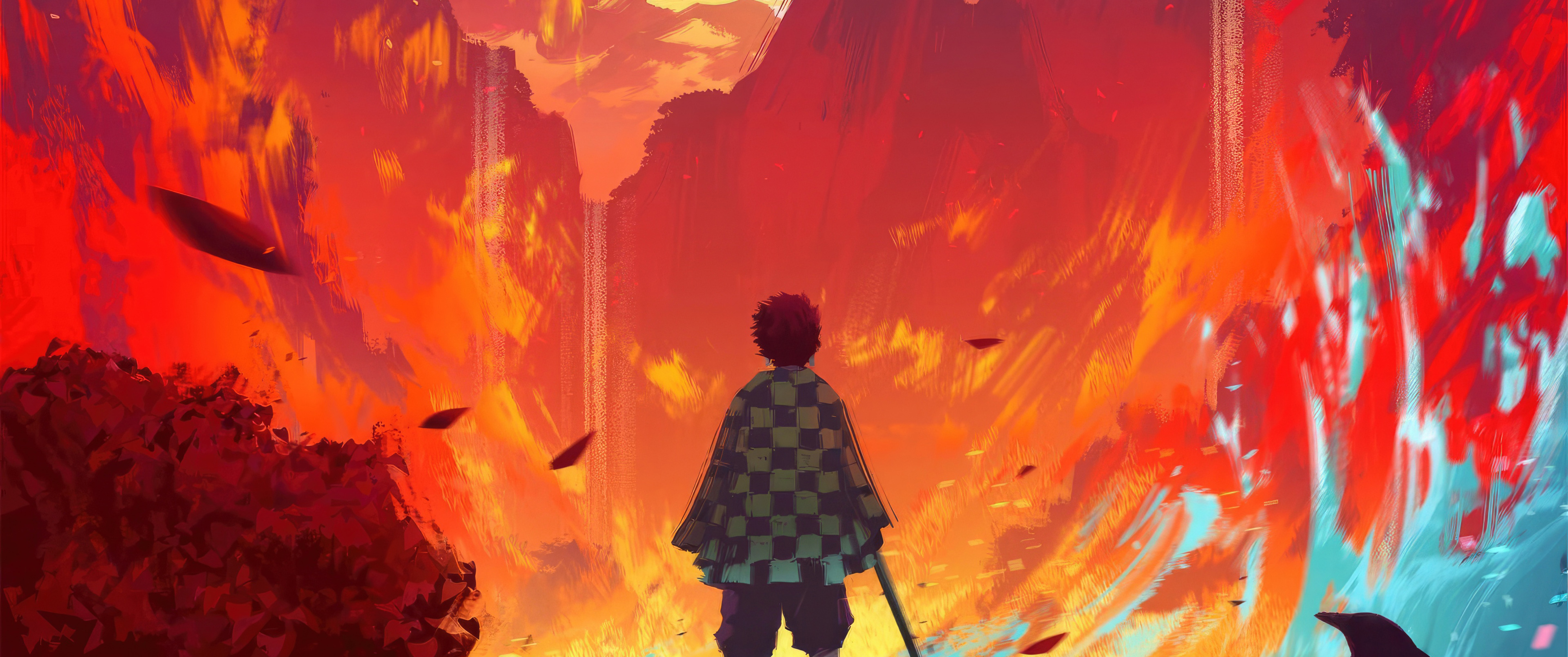 Tanjiro Kamado Demon Slayer UltraWide Quad HD 1440P , HD 4k Wallpaper, Image, Background, Photos and Picture