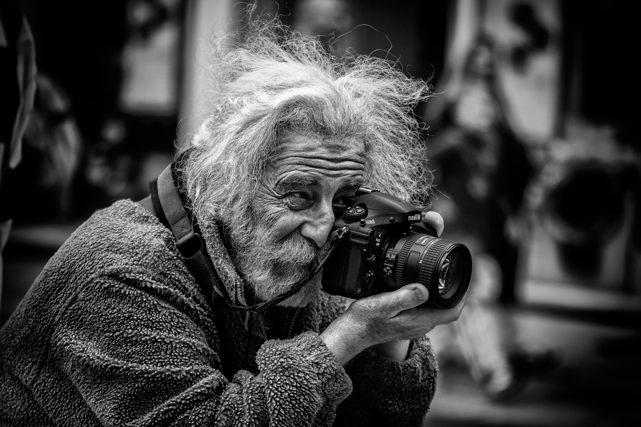 camera, Photographers, Monochrome Wallpaper HD / Desktop and Mobile Background