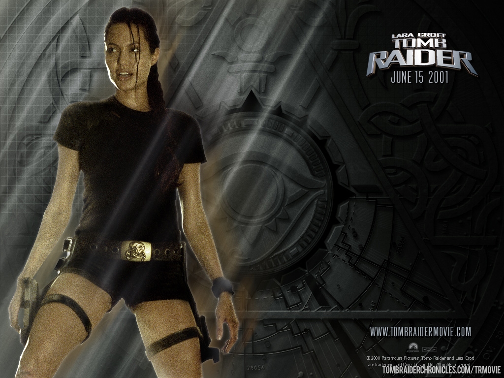 Lara Croft Tomb Raider motion picture starring Angelina Jolie Wallpaper