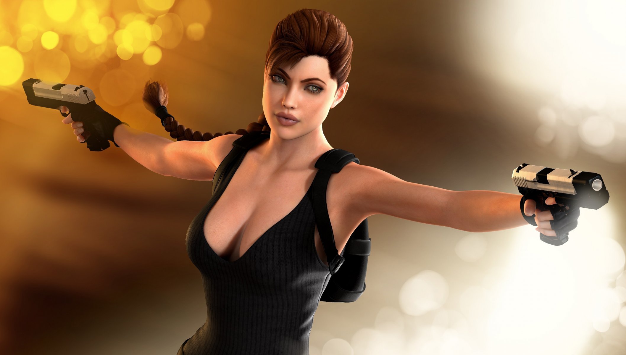 Angelina Jolie as Lara Croft