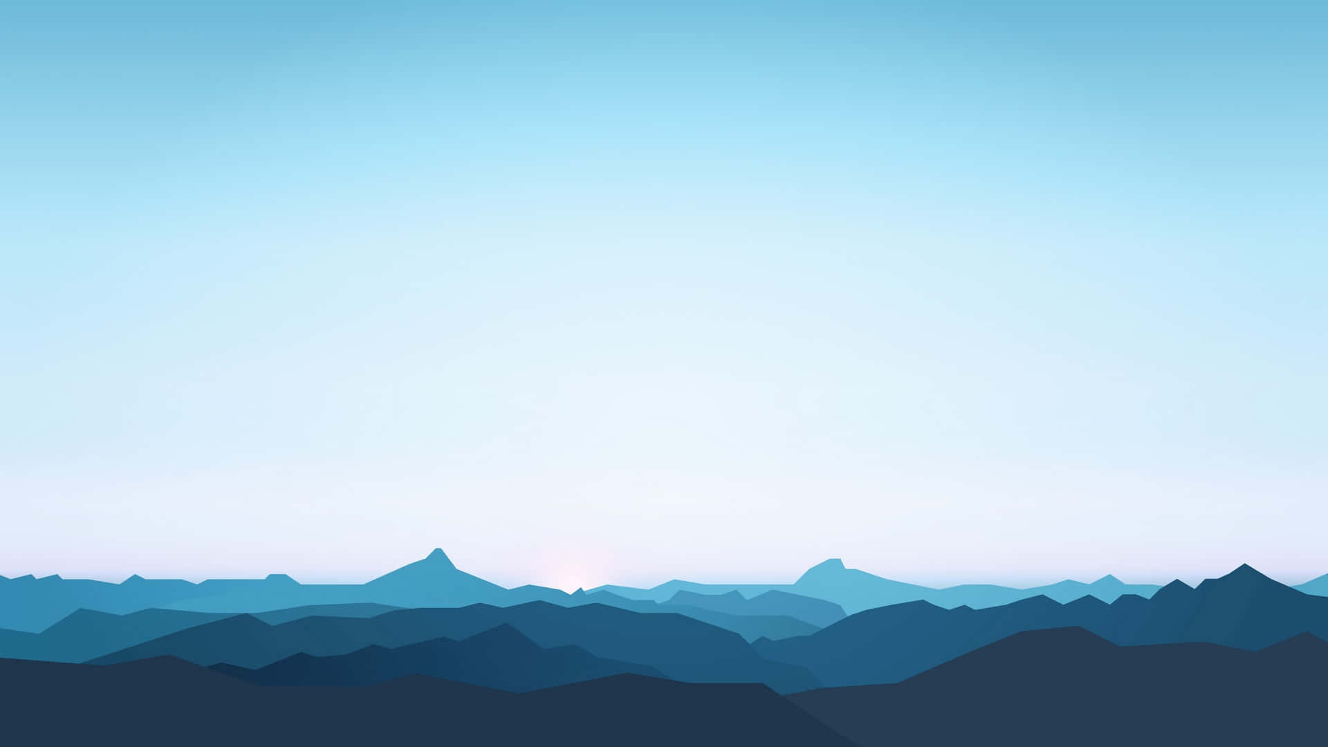 Minimalist Blue Wallpaper