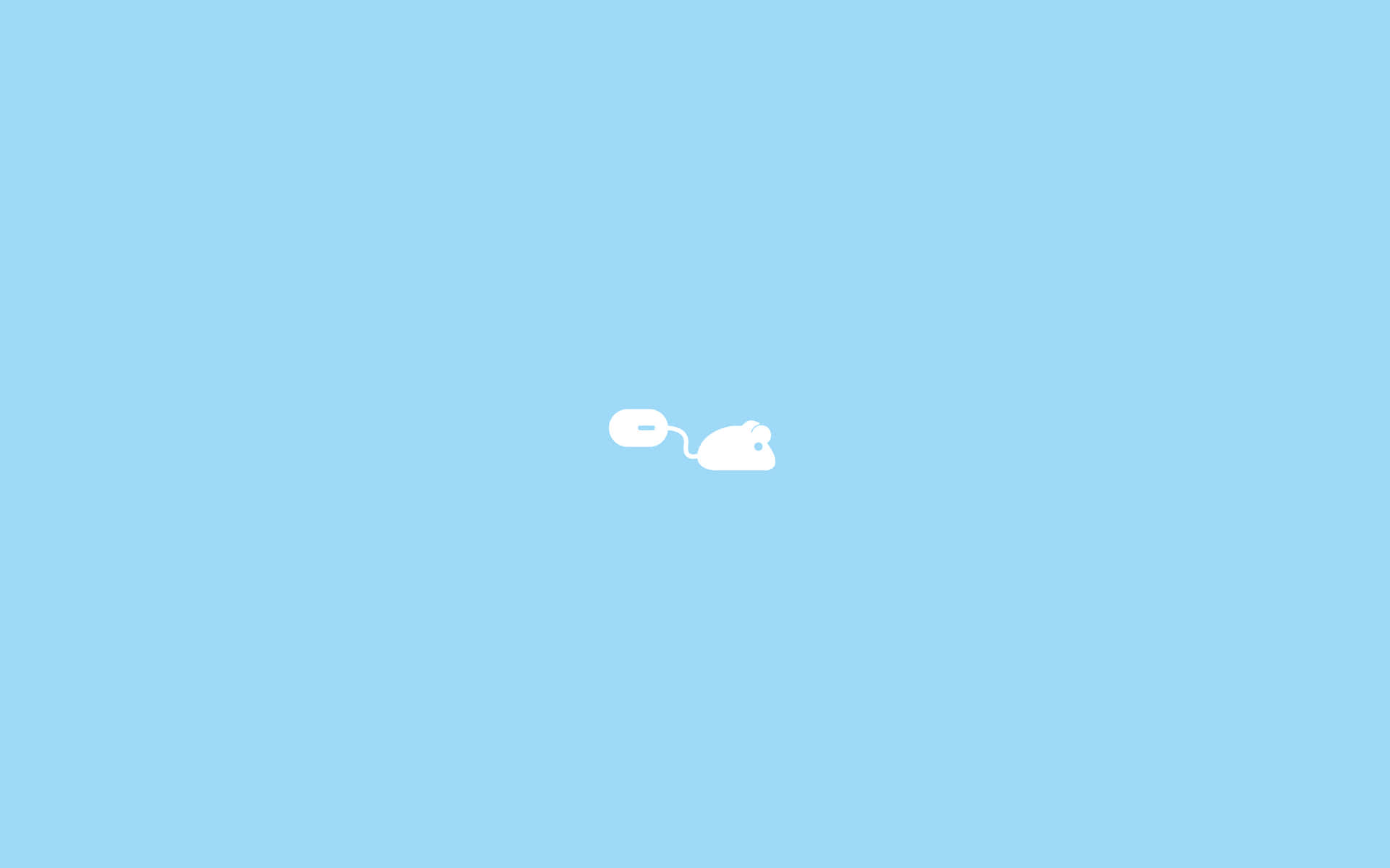 Download The clean and tranquil blue of a minimalist landscape. Wallpaper