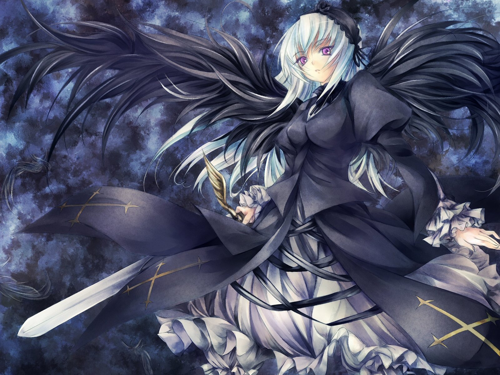 Suigintou from Rozen Maiden HD Wallpaper