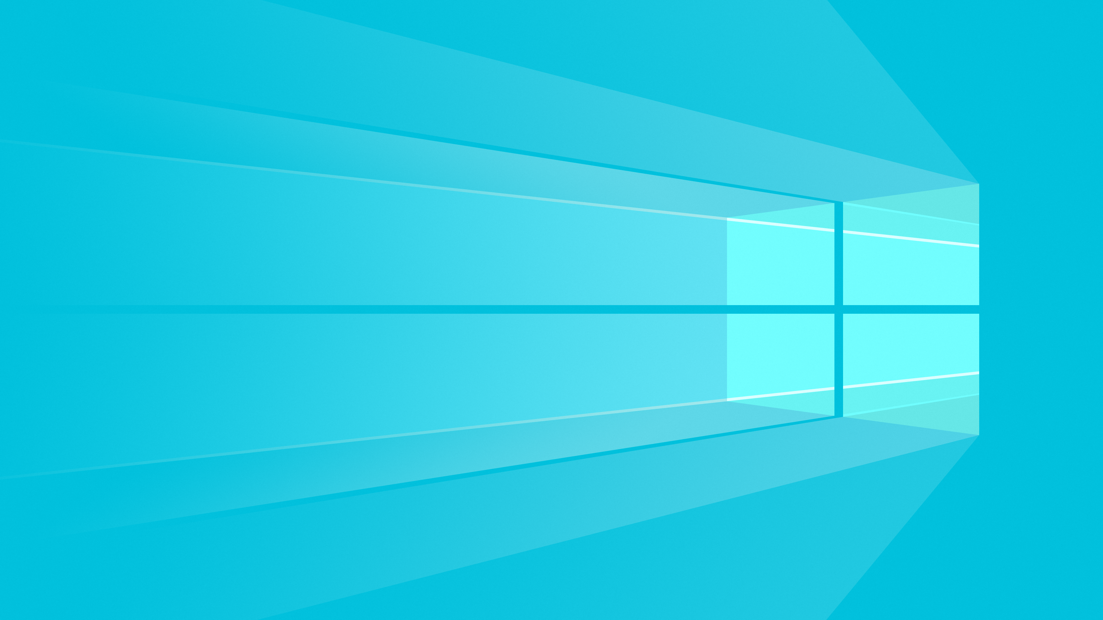 Minimalist Windows 10 Light Blue [3840x2160]