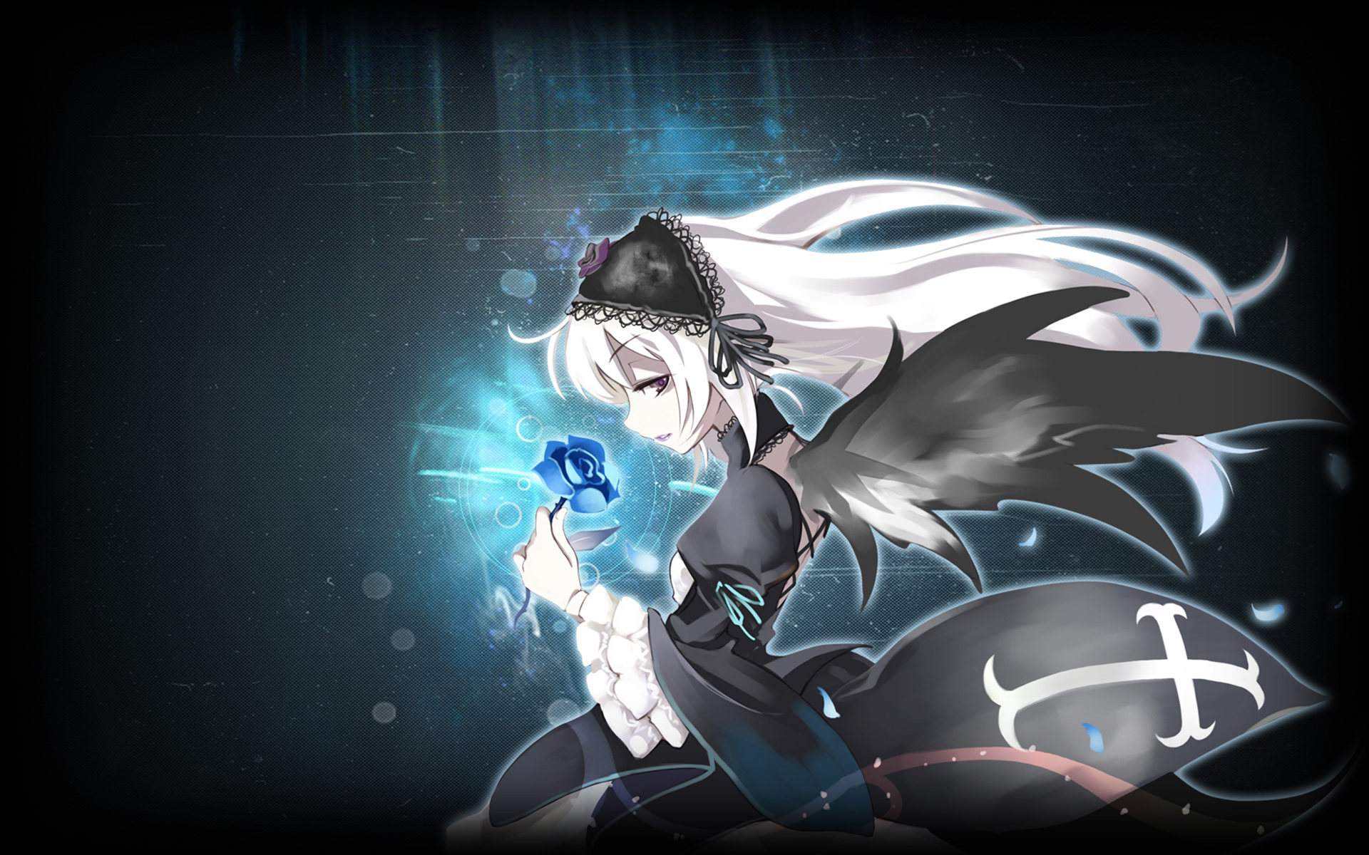 Wallpaper darkness, Anime, Suigintou, chrest., Rozen maiden for mobile and desktop, section прочее, resolution 1920x1200