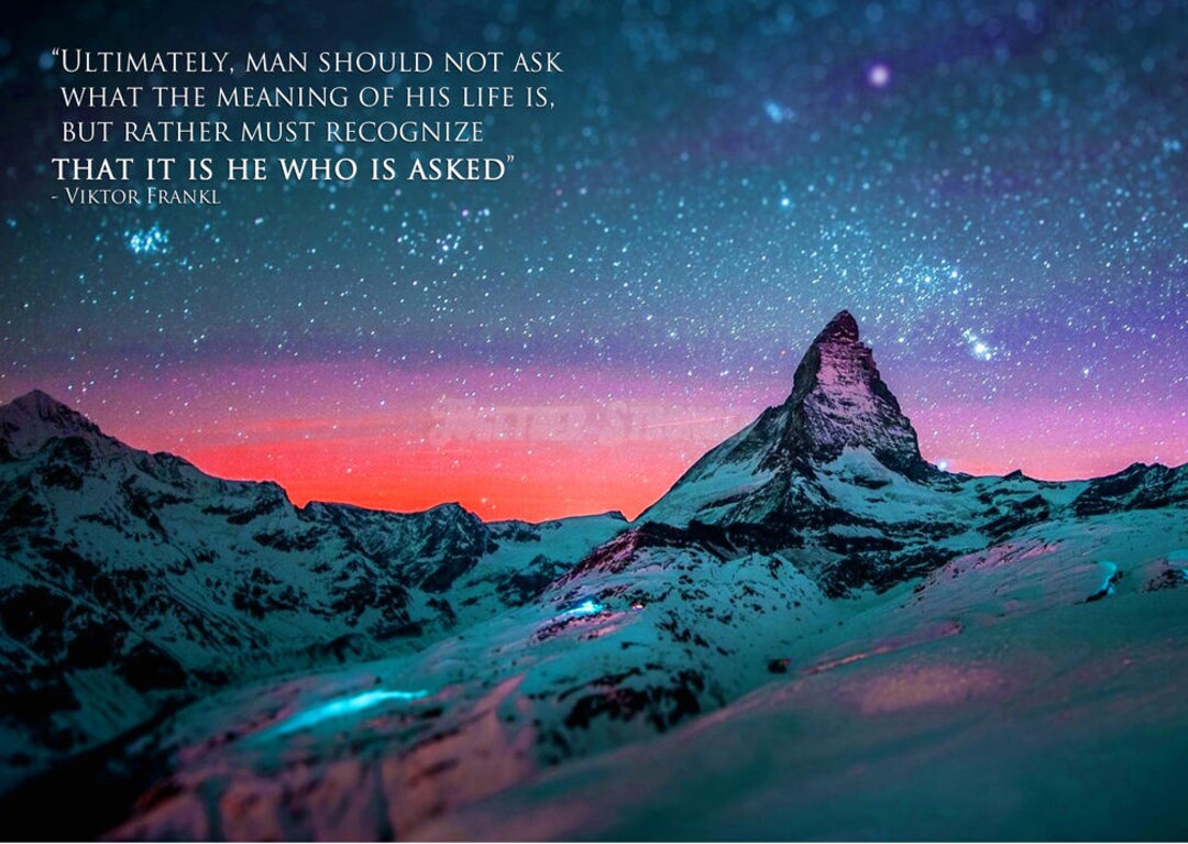 Viktor Frankl Quote Art Photo Print Poster Inches (30cm X 20cm) Quality.0 4