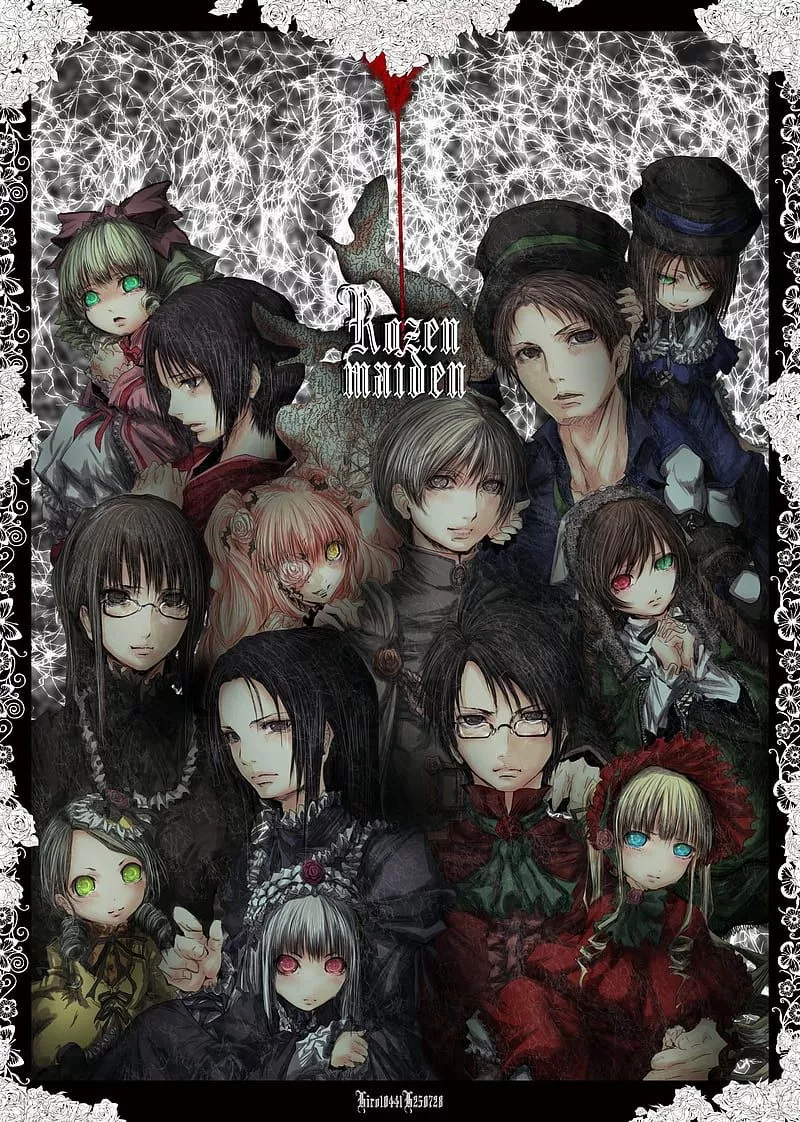 Rozen Maiden, Suigintou, Shinku, Hina Ichigo, Souseiseki, Suiseiseki, anime boys, HD phone wallpaper