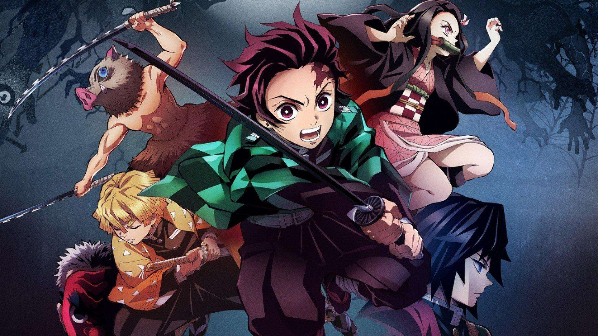 Tanjiro Kamado Nezuko Kamado Hashibira Inosuke Zenitsu Agatsuma HD Demon Slayer Kimetsu No Yaiba Wallpaper