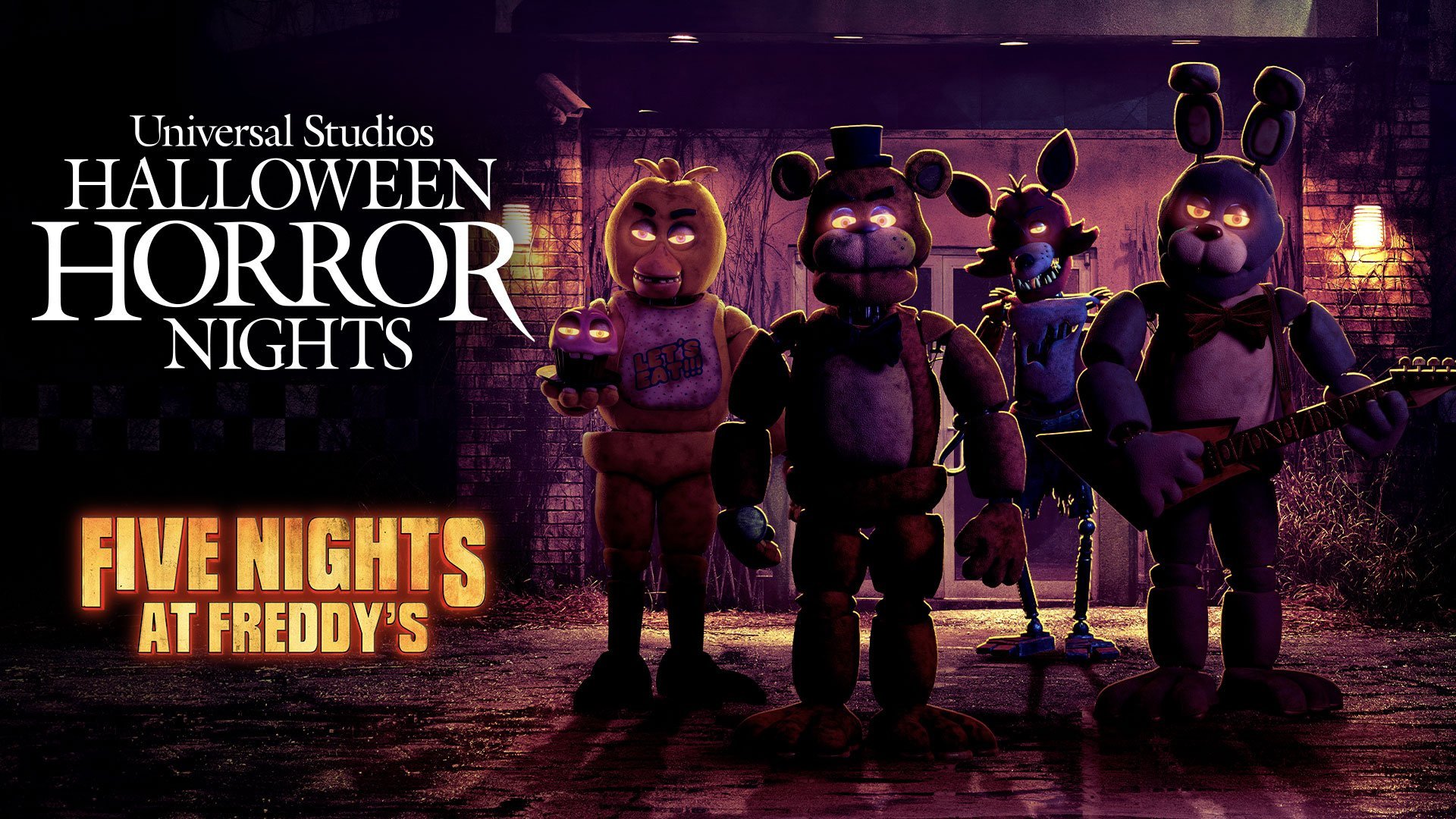 FNAF Cinematic Universe Scott of SFX Magazine has shared brand new details about the 'FIVE NIGHTS AT FREDDY'S' haunted house at Universal's Halloween Horror Nights, including confirmation that attendees