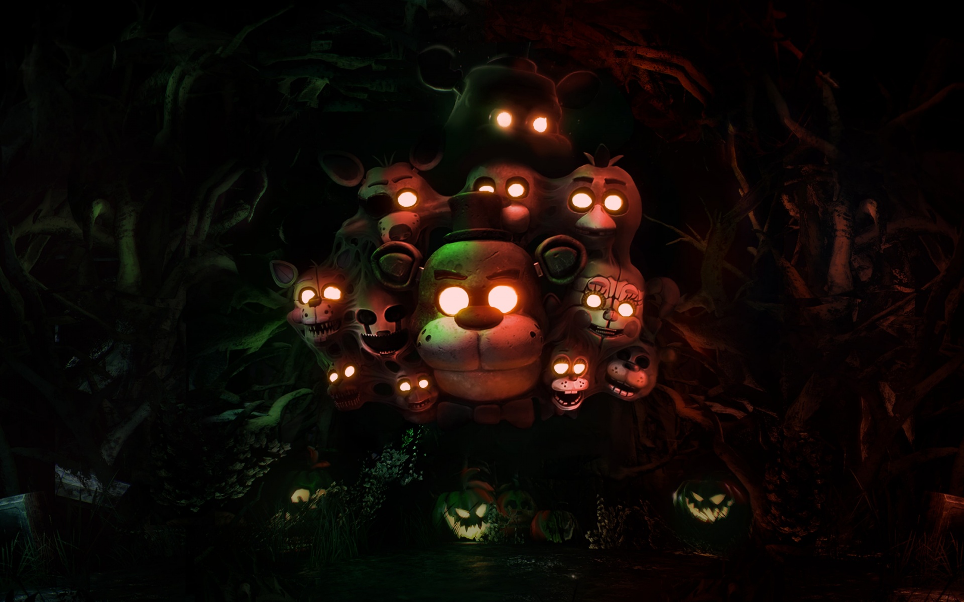 Five Nights at Freddy's Wallpaper 4K, Survival games