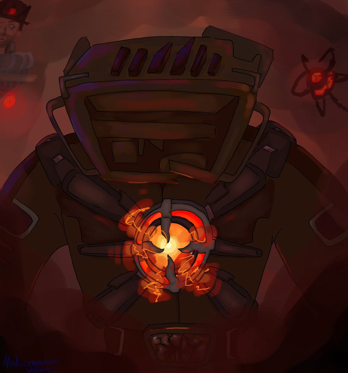 Titan TV Man / Watchman of Doom ideas. titans, watchmen, big tv