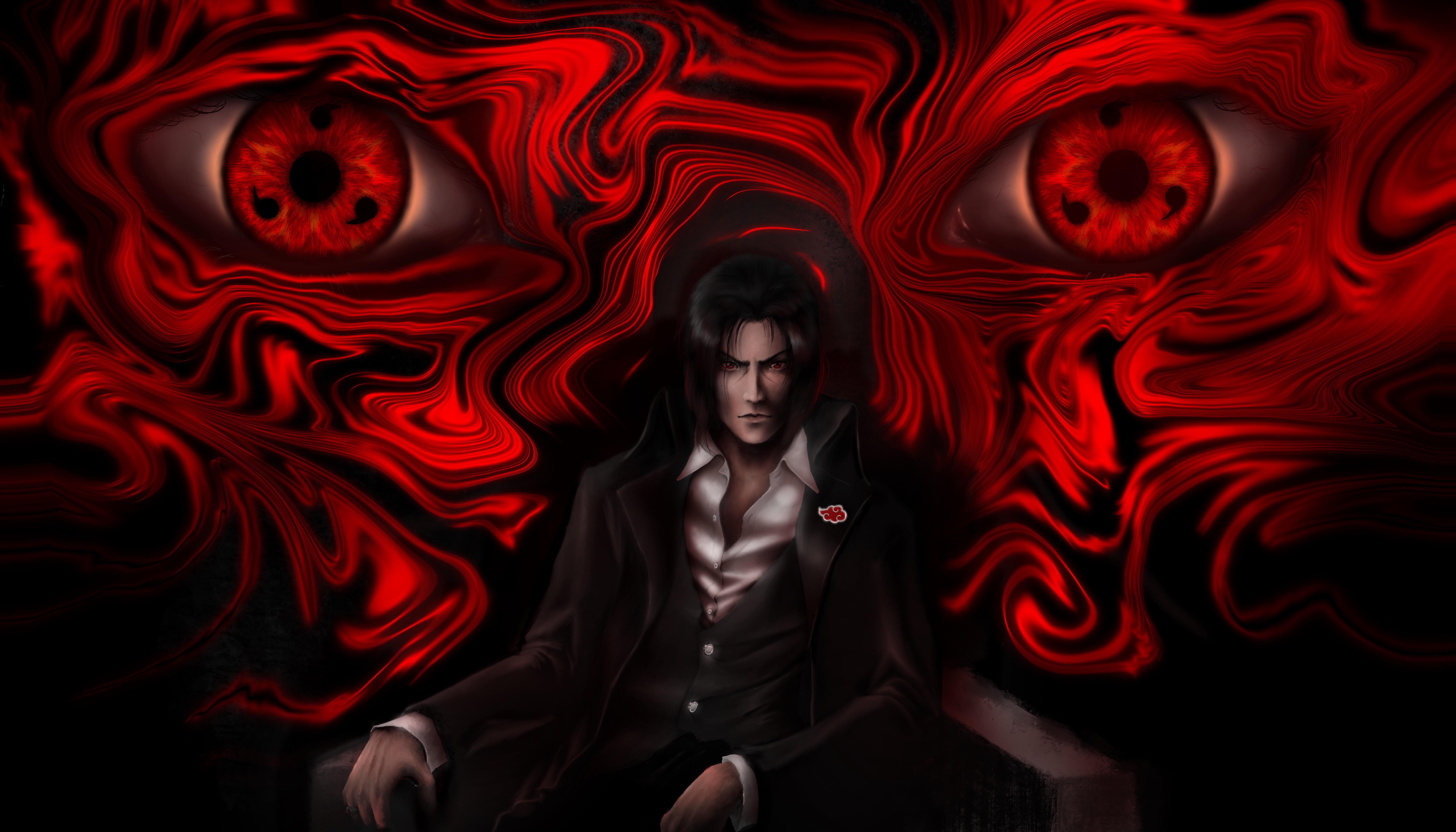 Here's a 8k wallpaper of itachi that I made. Posted a video about the picture, but the quality of the video seems to be horribly compressed