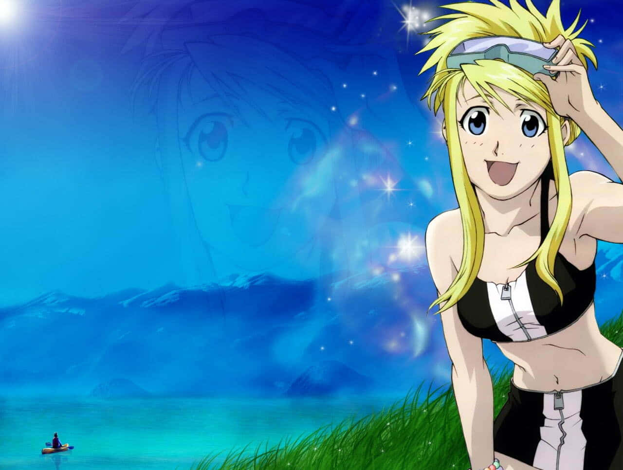 Download Winry Rockbell talented young mechanic Wallpaper