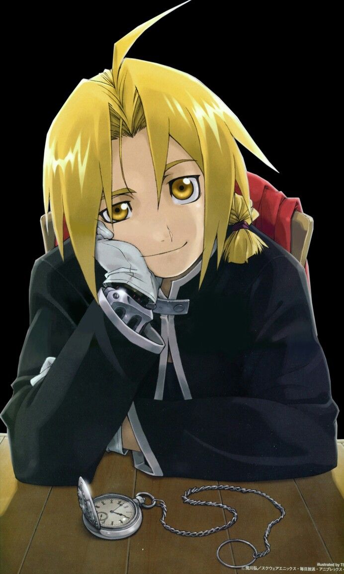 Edward Elric Fullmetal Alchemist Wallpaper HD 4k iPhone iPad Android
