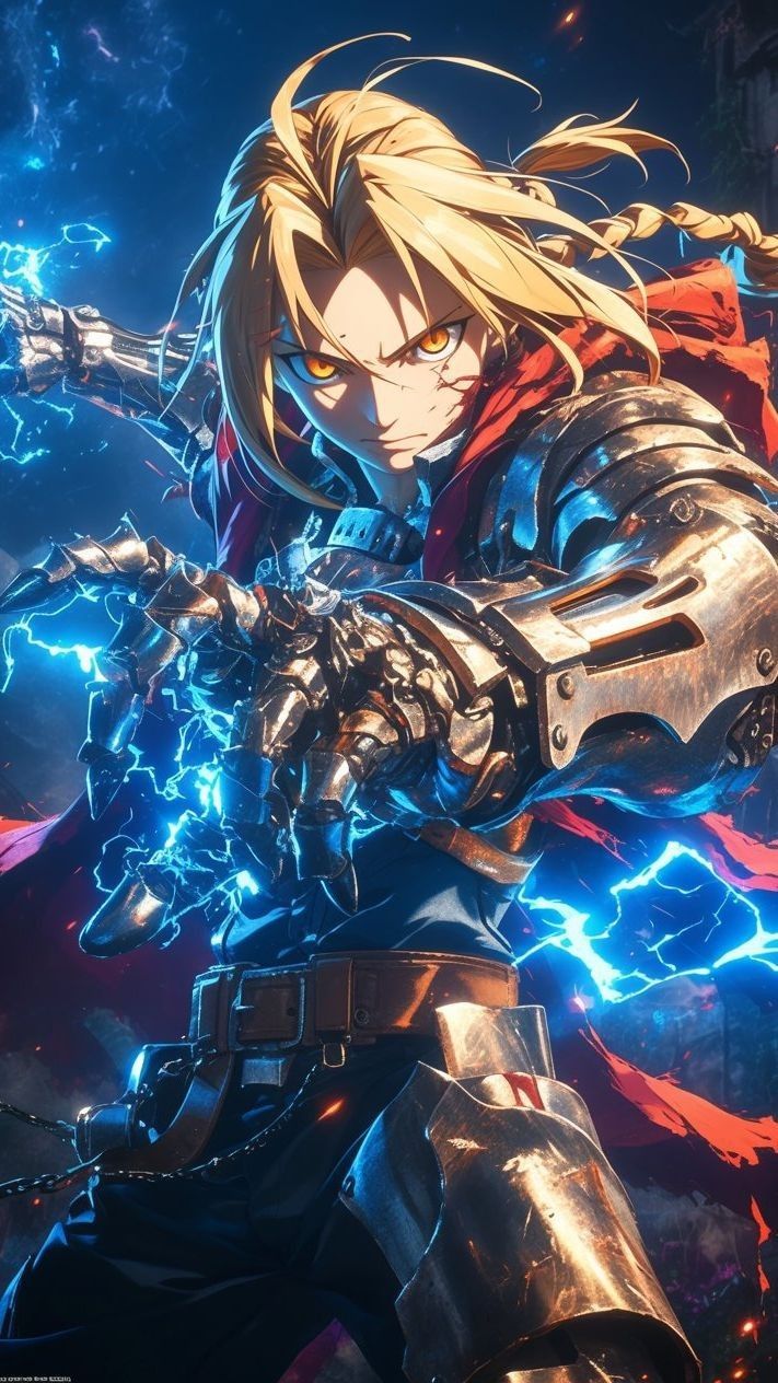 Arte de anime. Anime wallpaper, Full metal alchemist art, Cool anime background