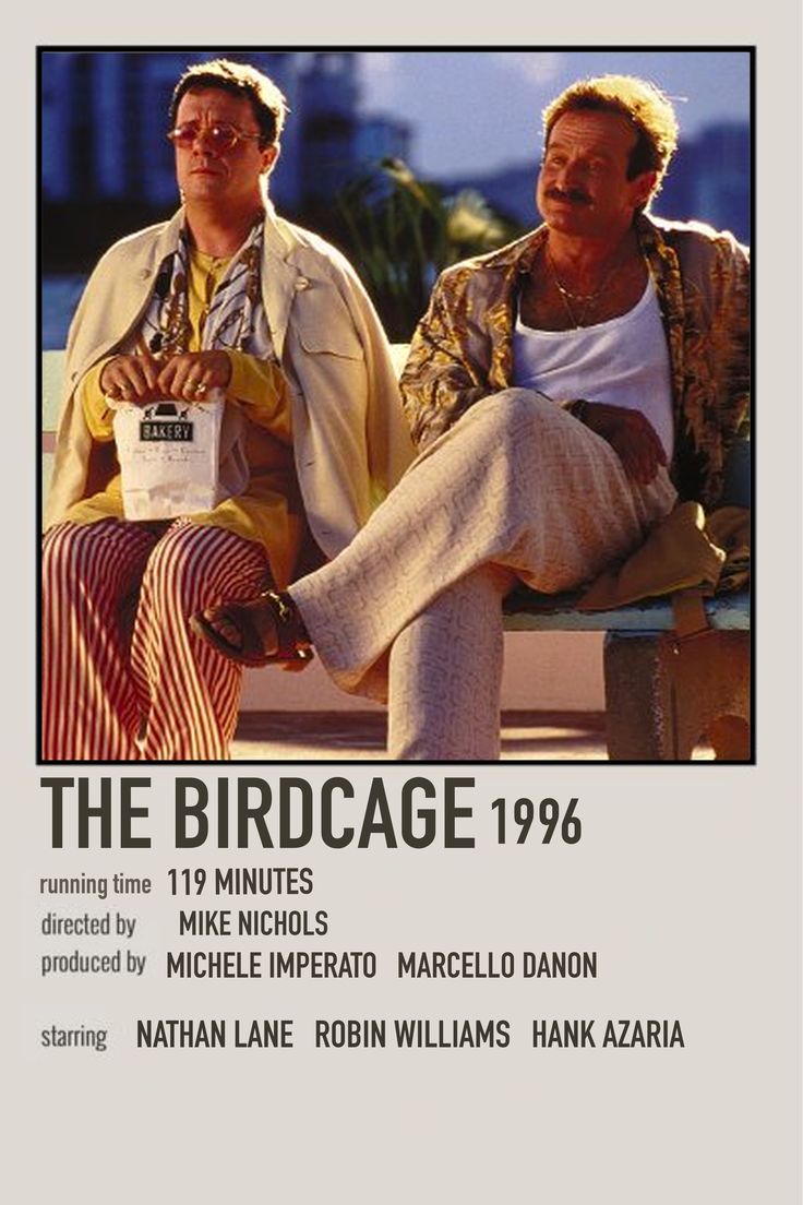 The Birdcage Movie Polaroid