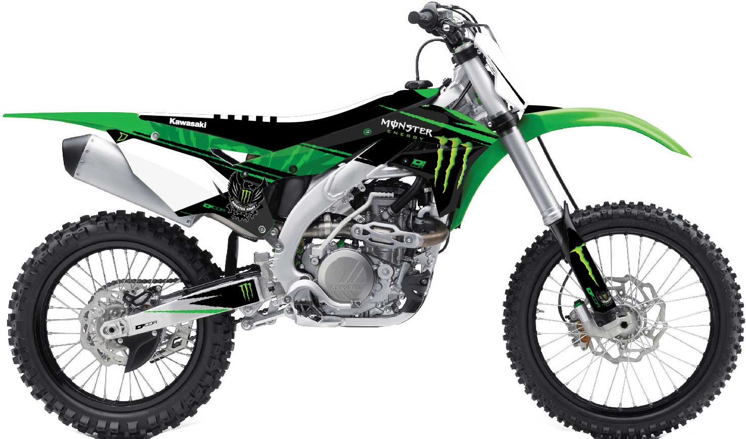 D'Cor Visuals Monster Energy Kawasaki Graphic Kit