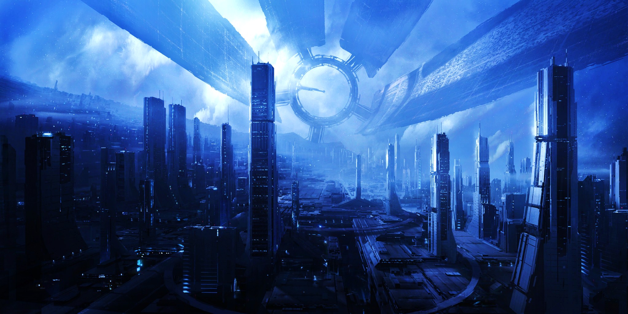 Citadel HD Wallpaper Mass Effect Video Game Scene