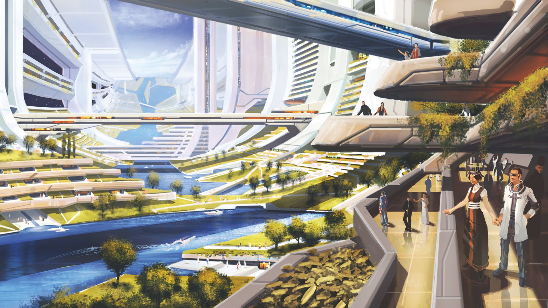 Mass Effect's Citadel held the trilogy together by giving you the universe to explore under one roof