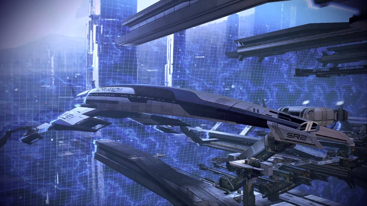 Mass Effect 3 Citadel DLC The Normandy SR2 at Dock Dreamscene Video Wallpaper