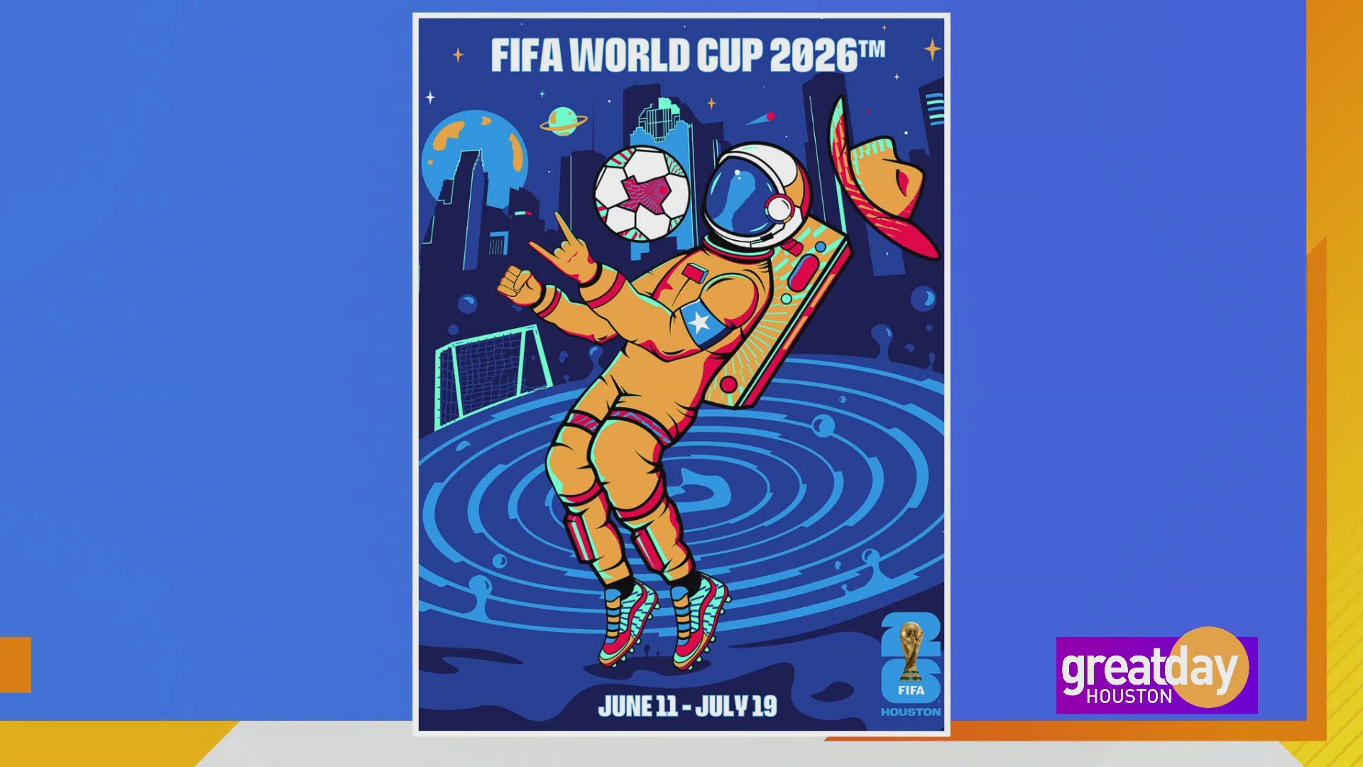 Houston on the World Stage: The Artist Behind the FIFA World Cup 26™ Poster