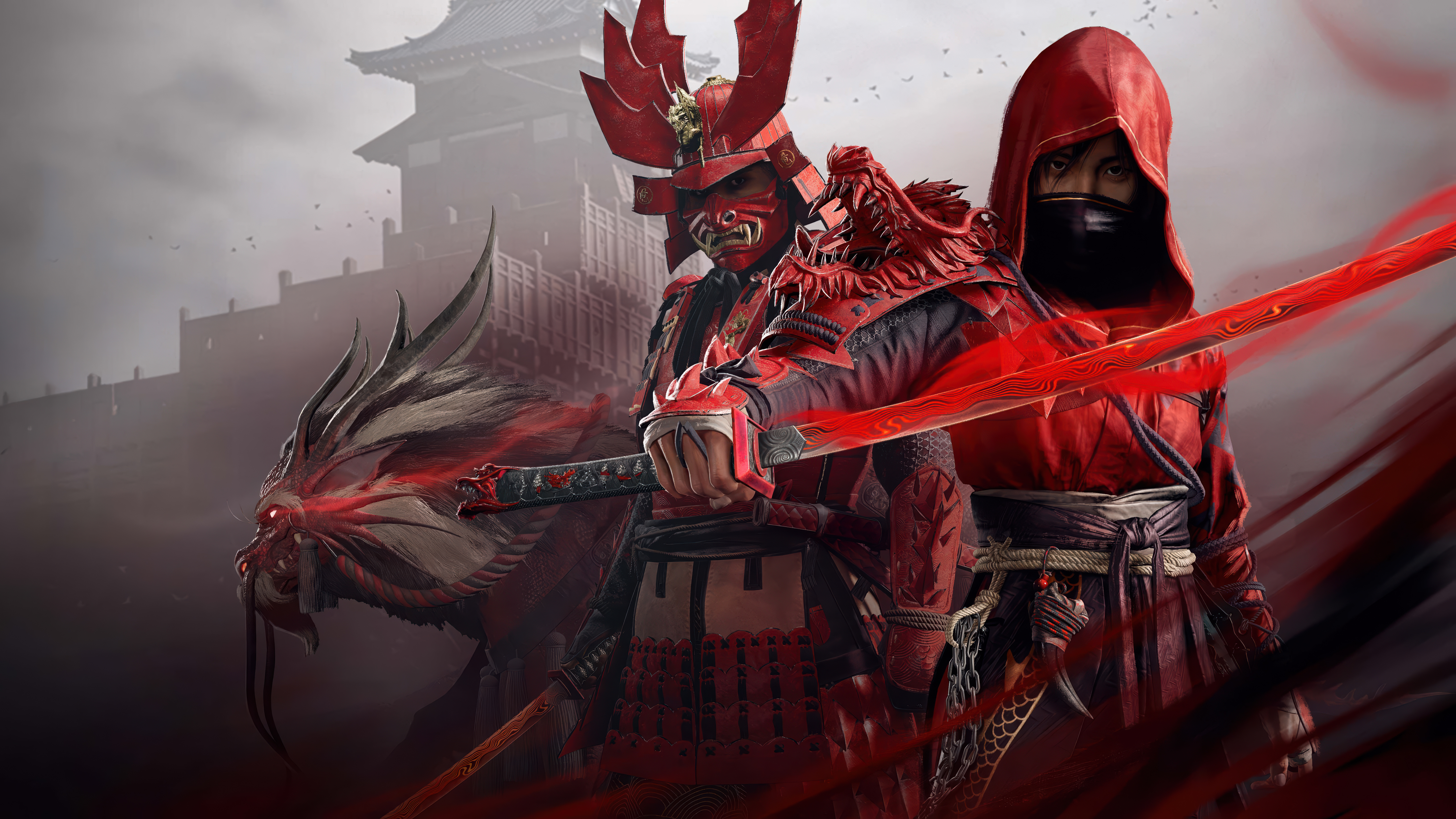 Assassin's Creed Shadows Wallpaper 4K, Japanese, 2025 Games