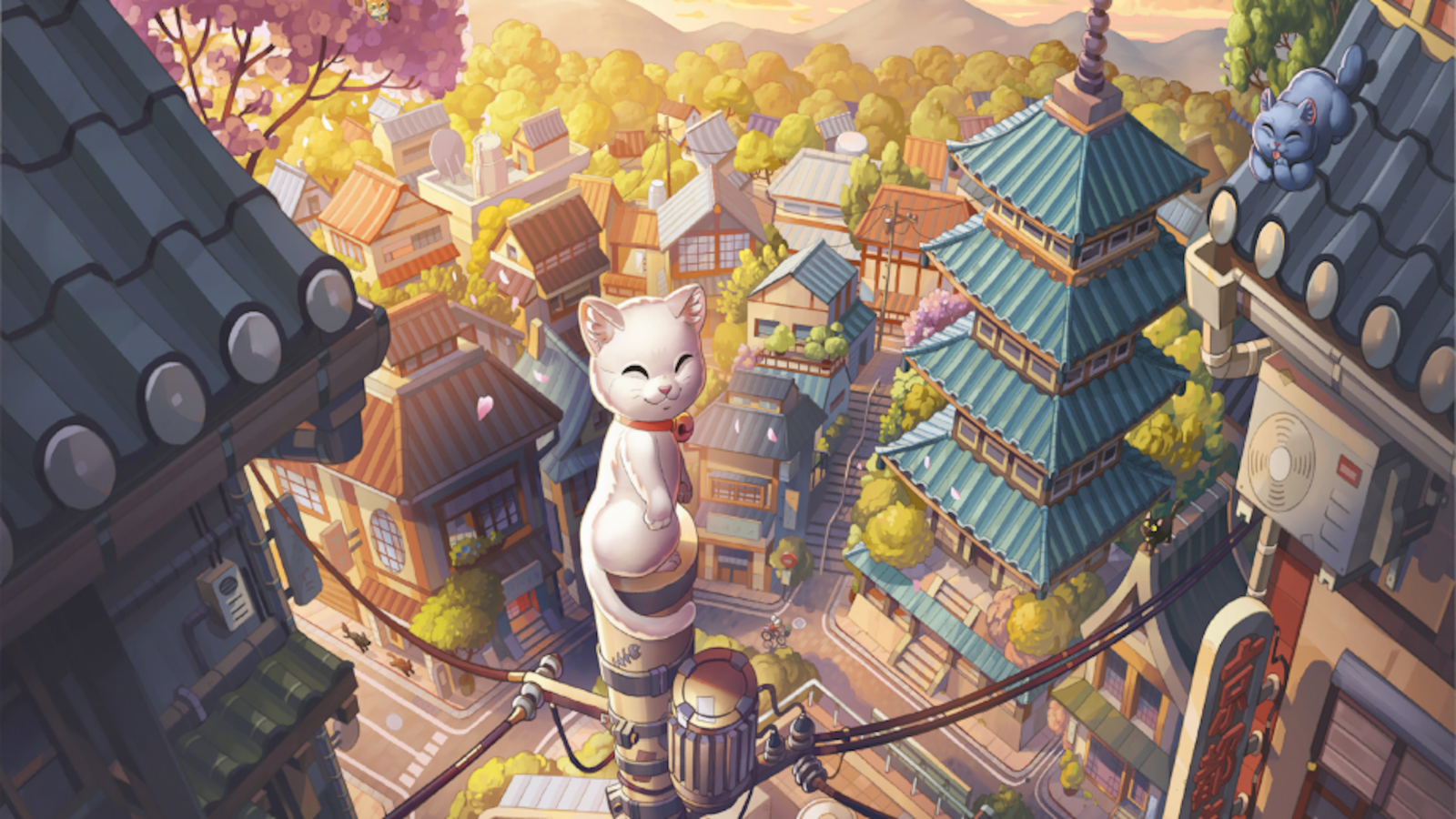 Takenoko and Mind MGMT maker's new board game follows tiny cats in a bustling Japanese city