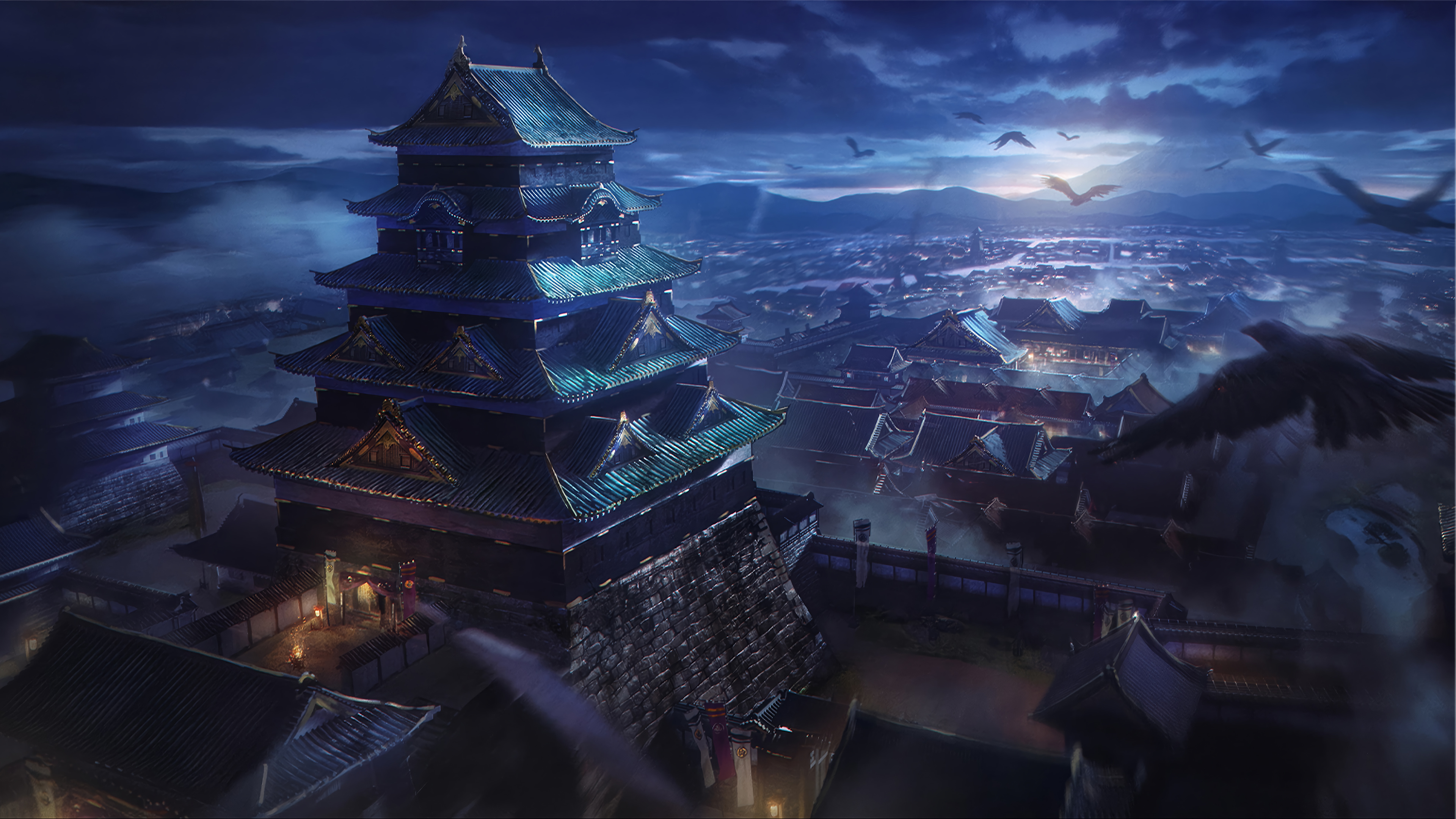 Rise of the Ronin Japanese Castle Wallpaper 4K HD PC o
