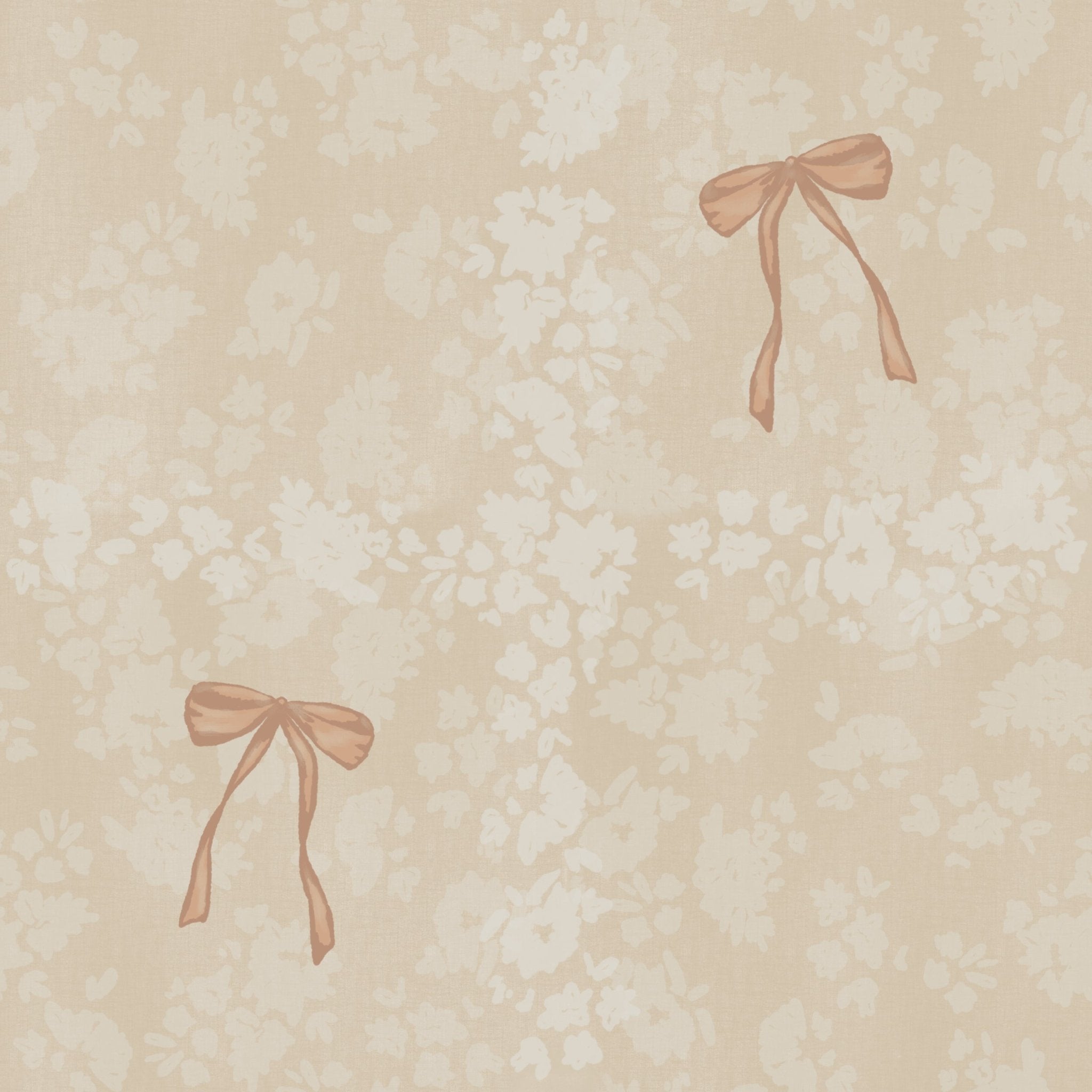 Vintage Bows Removable Peel and Stick Wallpaper