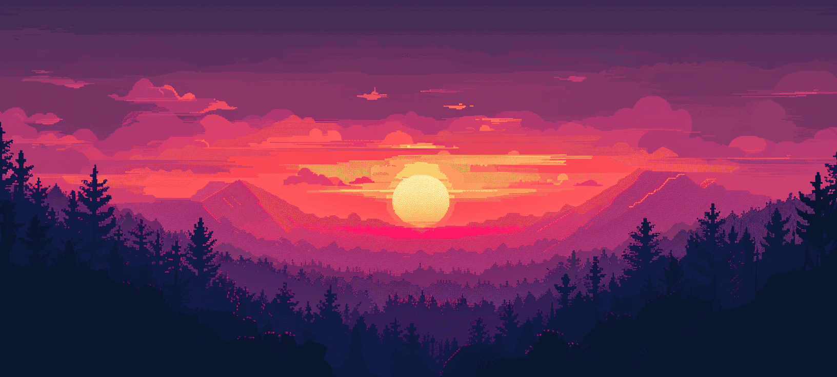 Incredibly Stunning Pixel Art Phone Wallpaper Made
