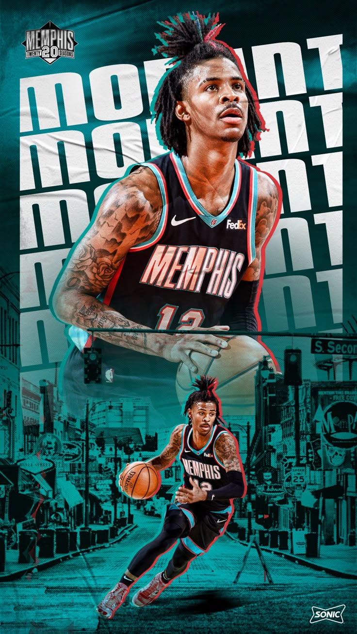 Ja Morant. Cool basketball wallpaper, Basketball wallpaper, Nba wallpaper