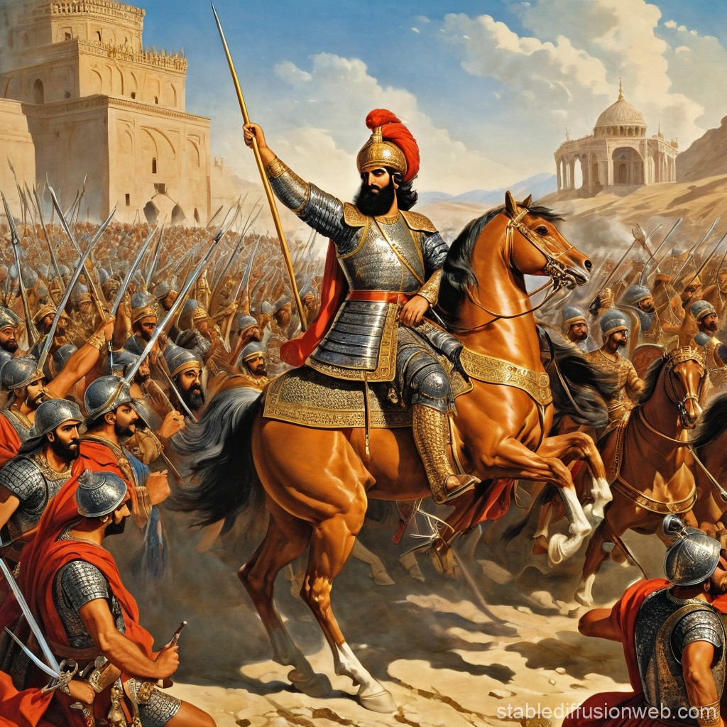 sassanid army Prompts. Stable Diffusion Online