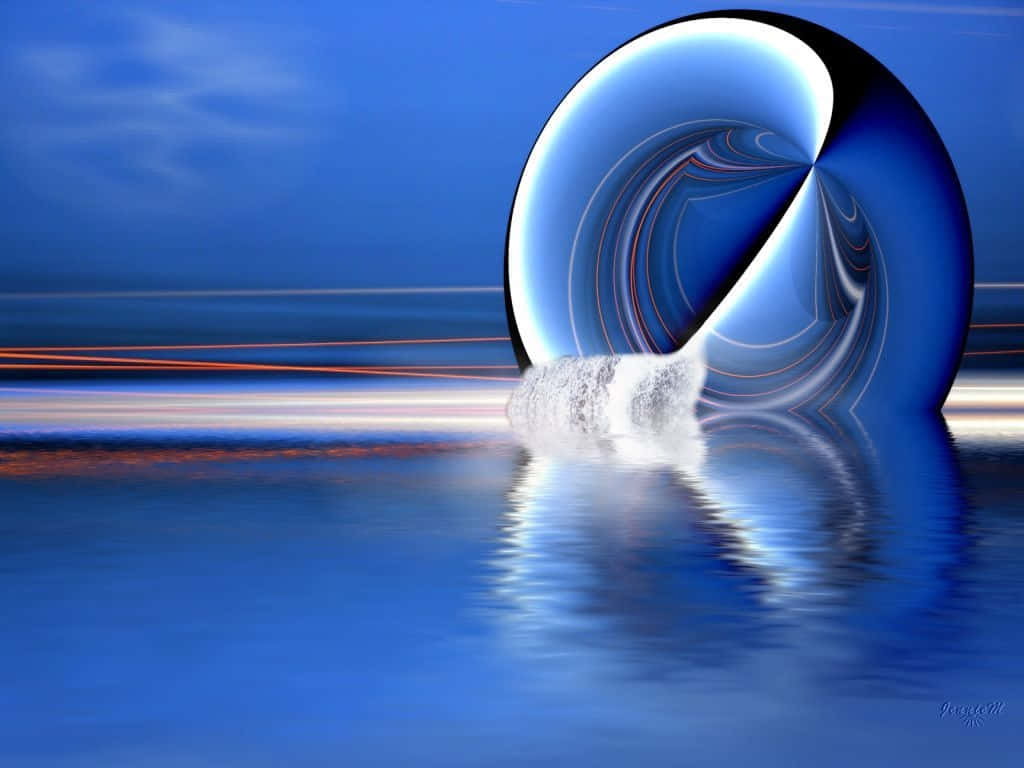 Download Dreamcore Abstract Portal Reflection Wallpaper