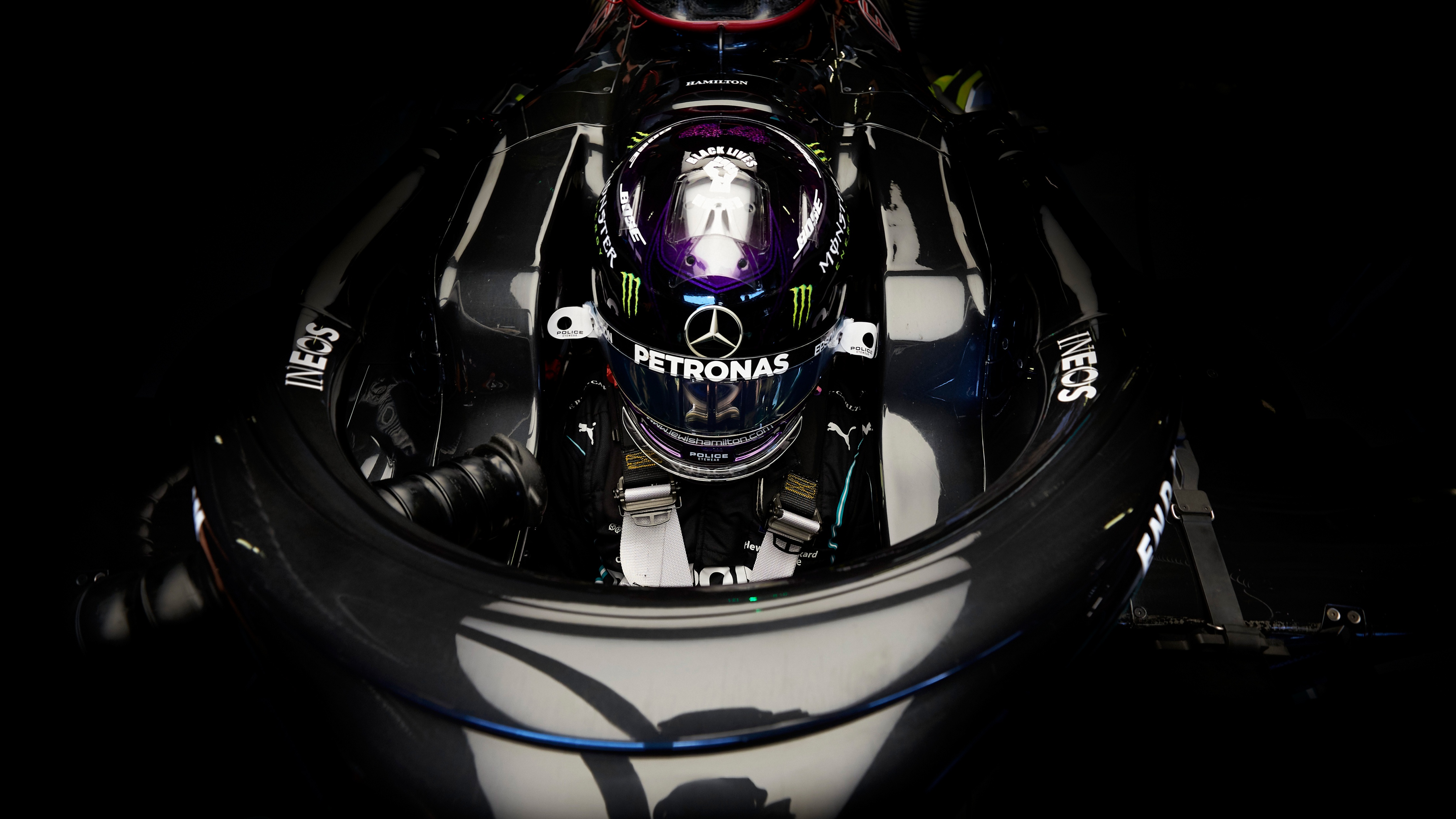 Mercedes AMG F1 Wallpaper 4K, Mercedes AMG Petronas F1 Team