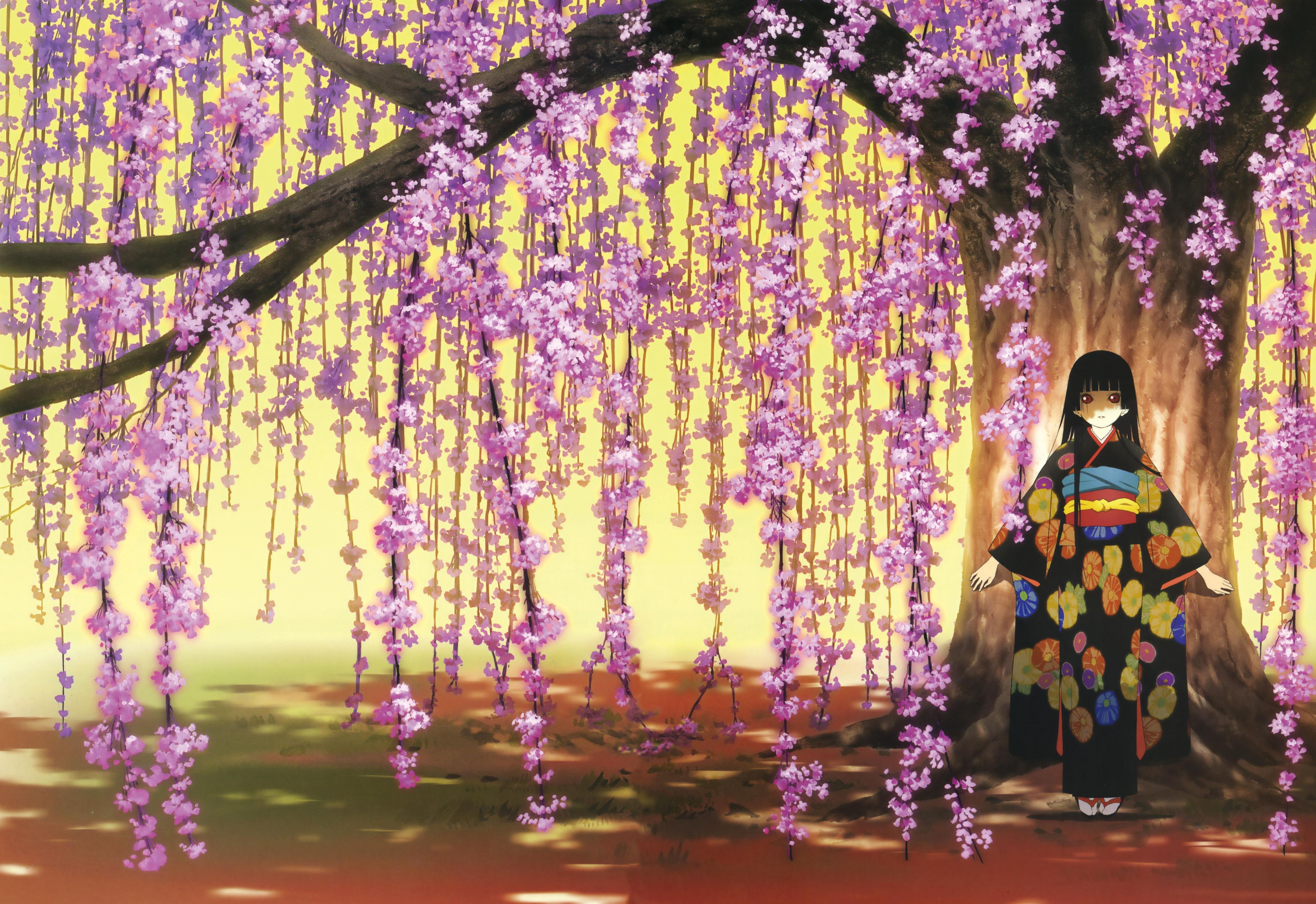 enma, Ai, Jigoku, Shoujo, Kimono, Anime, Girl, Seies Wallpaper HD / Desktop and Mobile Background